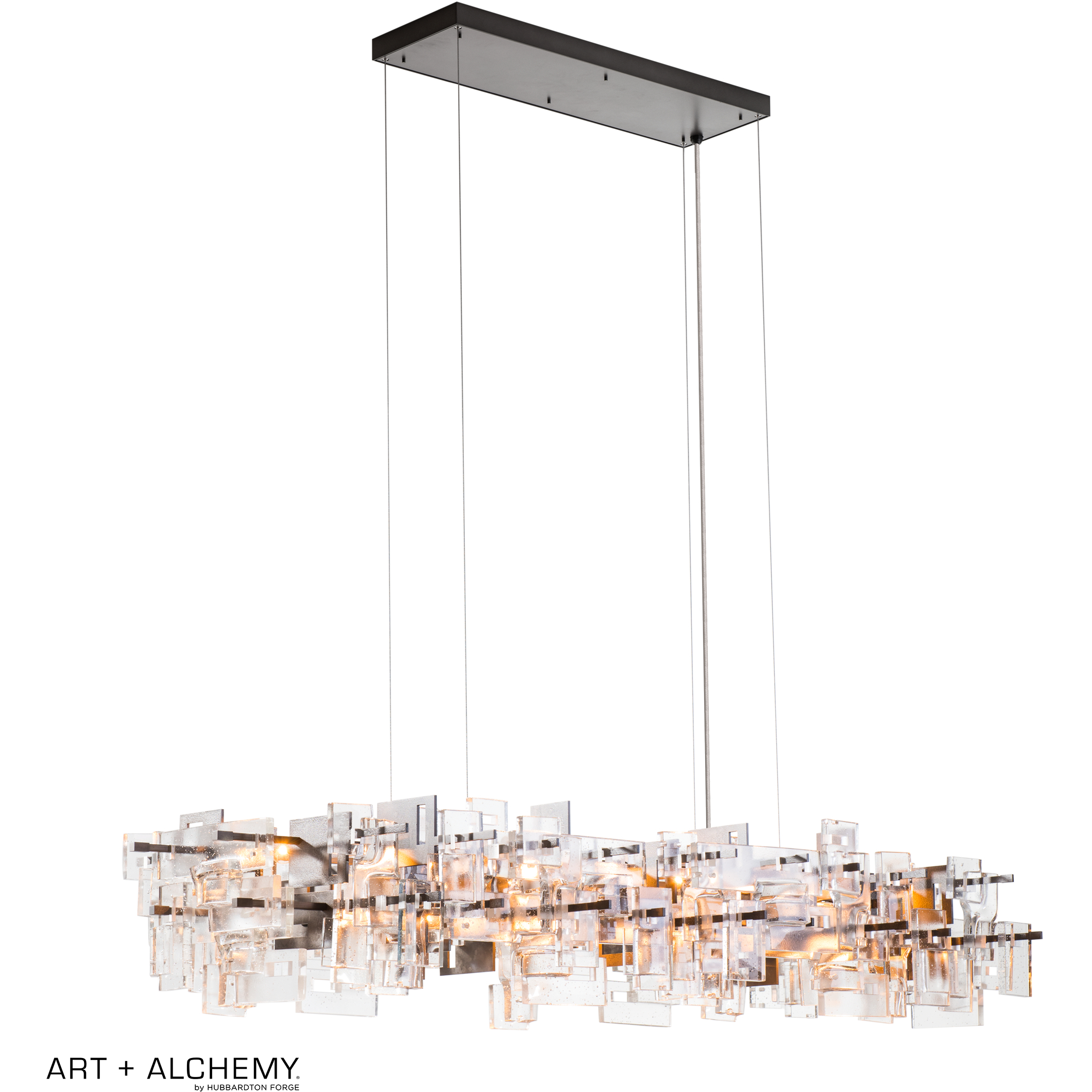 Fusion 16 Light 75.8 inch Bronze Pendant Ceiling Light