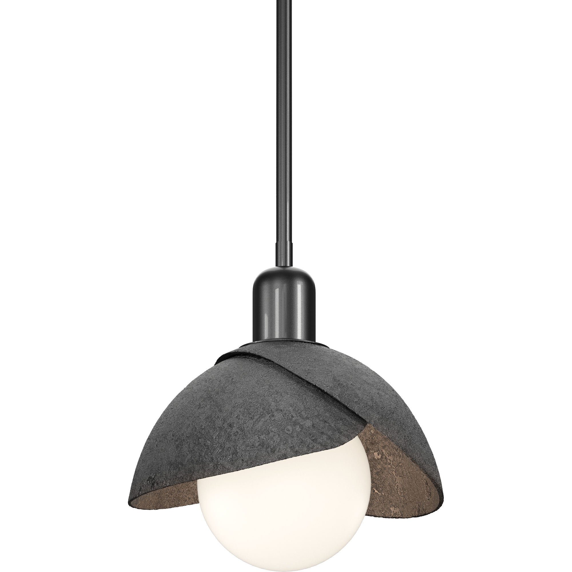 Brooklyn 1 Light 9.4 inch Vintage Platinum with Clear Steel Mini Pendant Ceiling Light