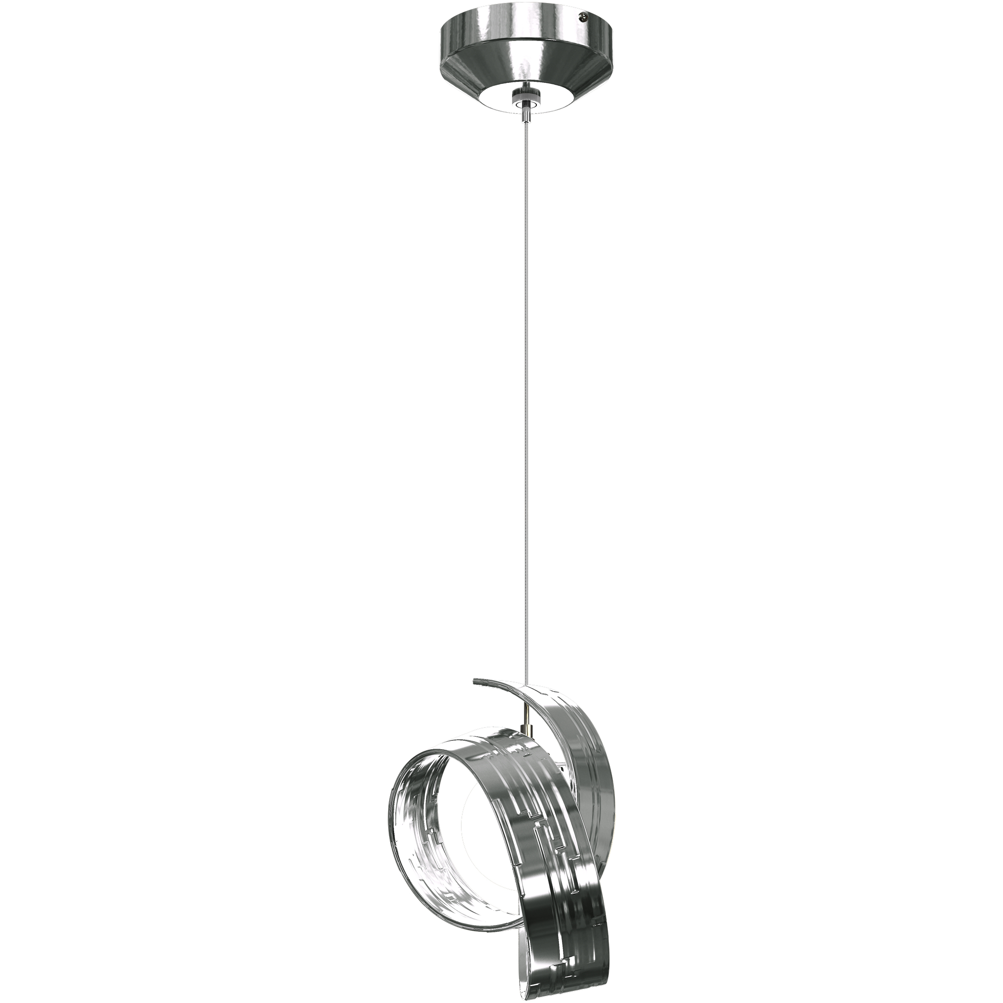 Riza 1 Light 9.1 inch Sterling Mini Pendant Ceiling Light