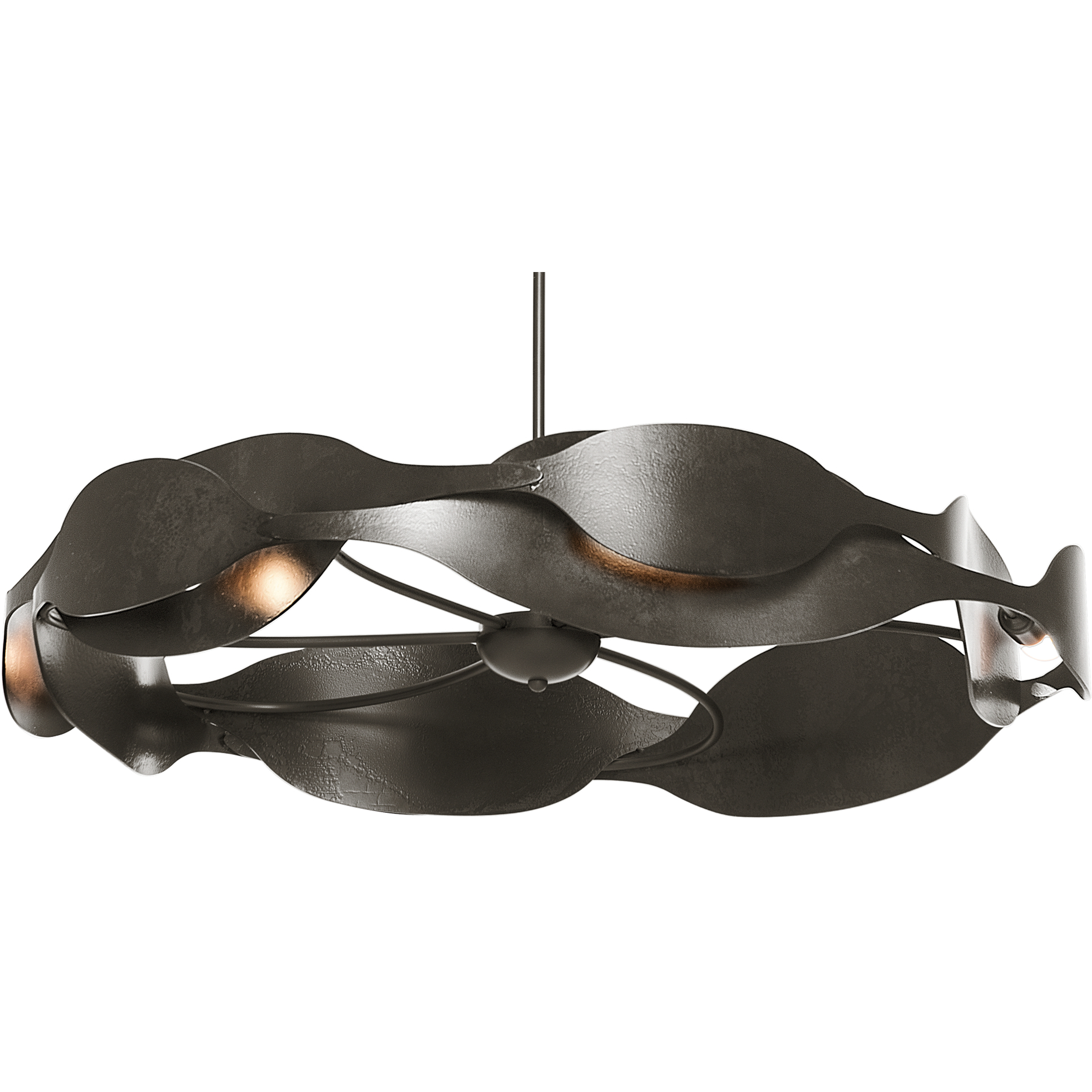 Hubbardton 1321601039 Waves 6 Light 34.2 inch Oil Rubbed Bronze