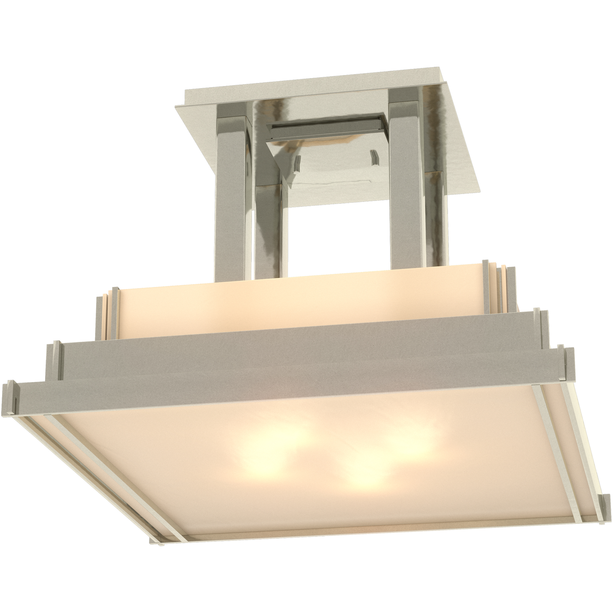 Hubbardton 1237151024 Steppe 4 Light 17.1 inch Sterling Semi