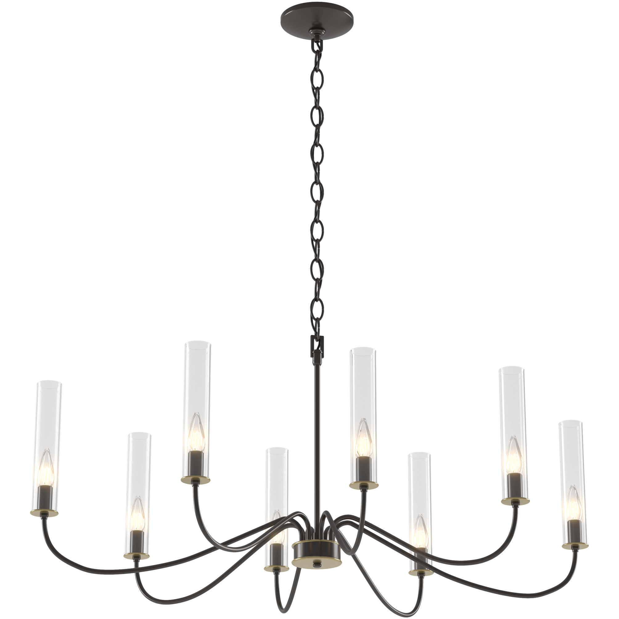 Grace 8 Light 36 inch Oil Rubbed Bronze Chandelier Ceiling Light