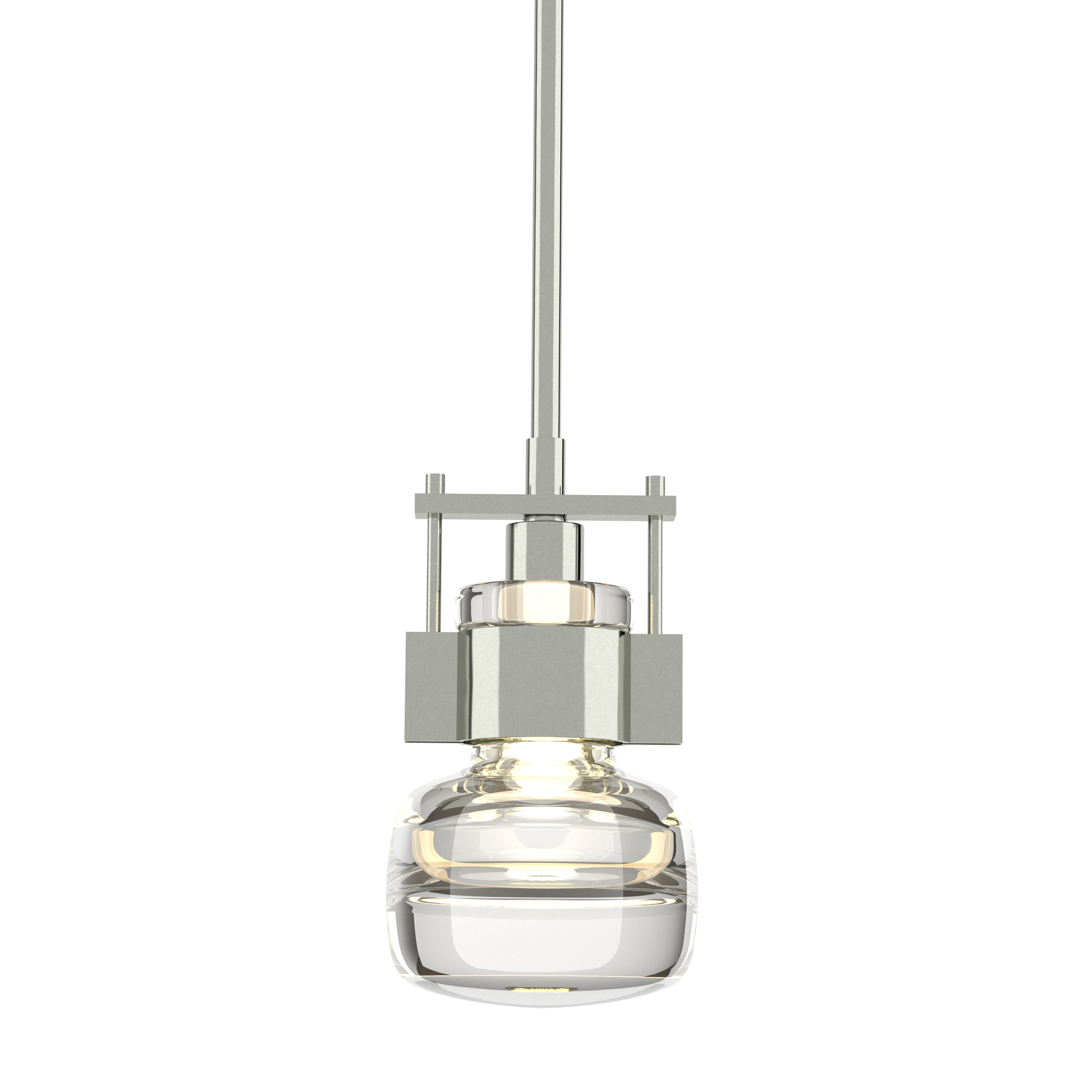 Cuff 1 Light 4 inch Sterling Mini Pendant Ceiling Light, Small - Open Box