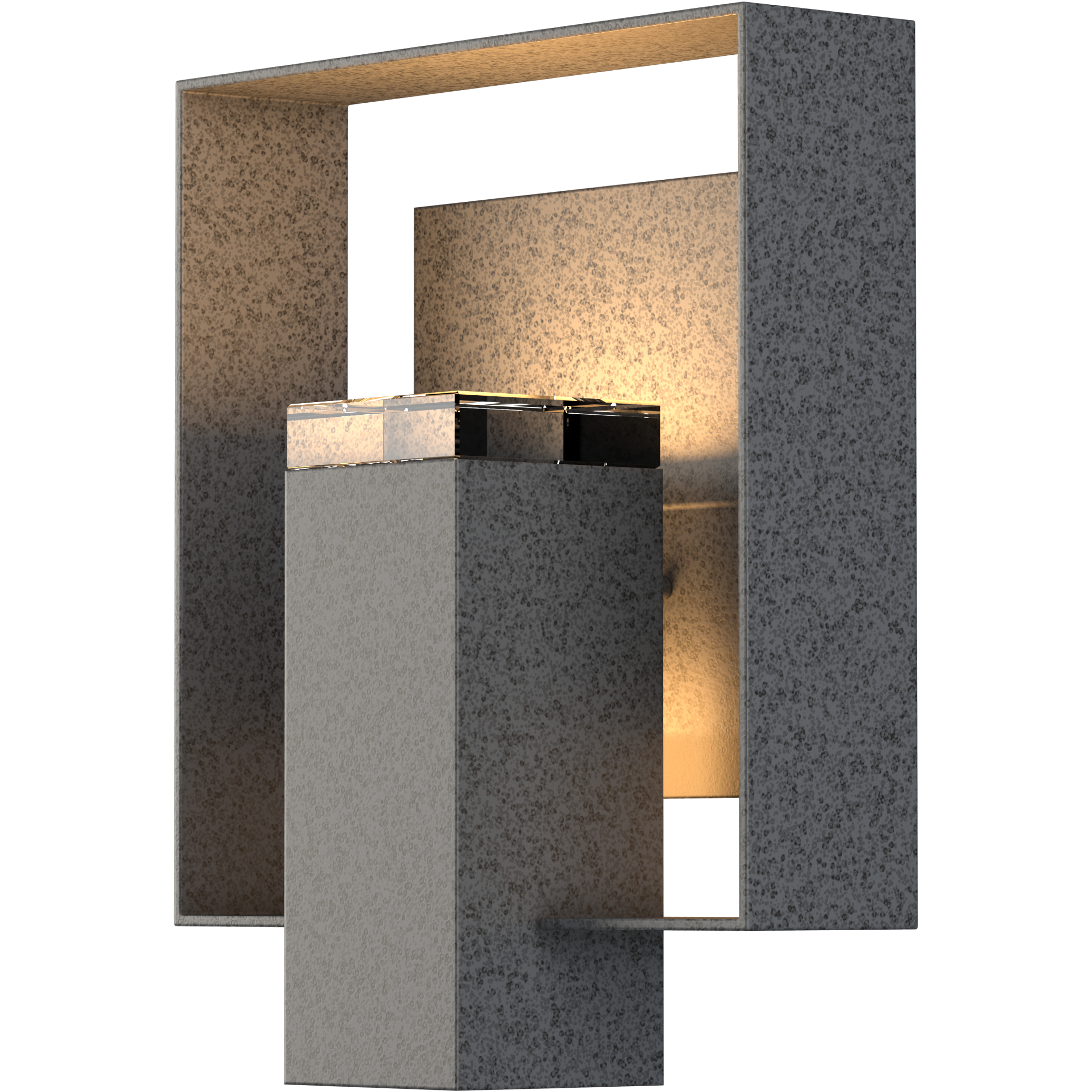 Shadow Box 1 Light 11.7 inch Coastal Natural Iron and Coastal Natural Iron Outdoor Sconce