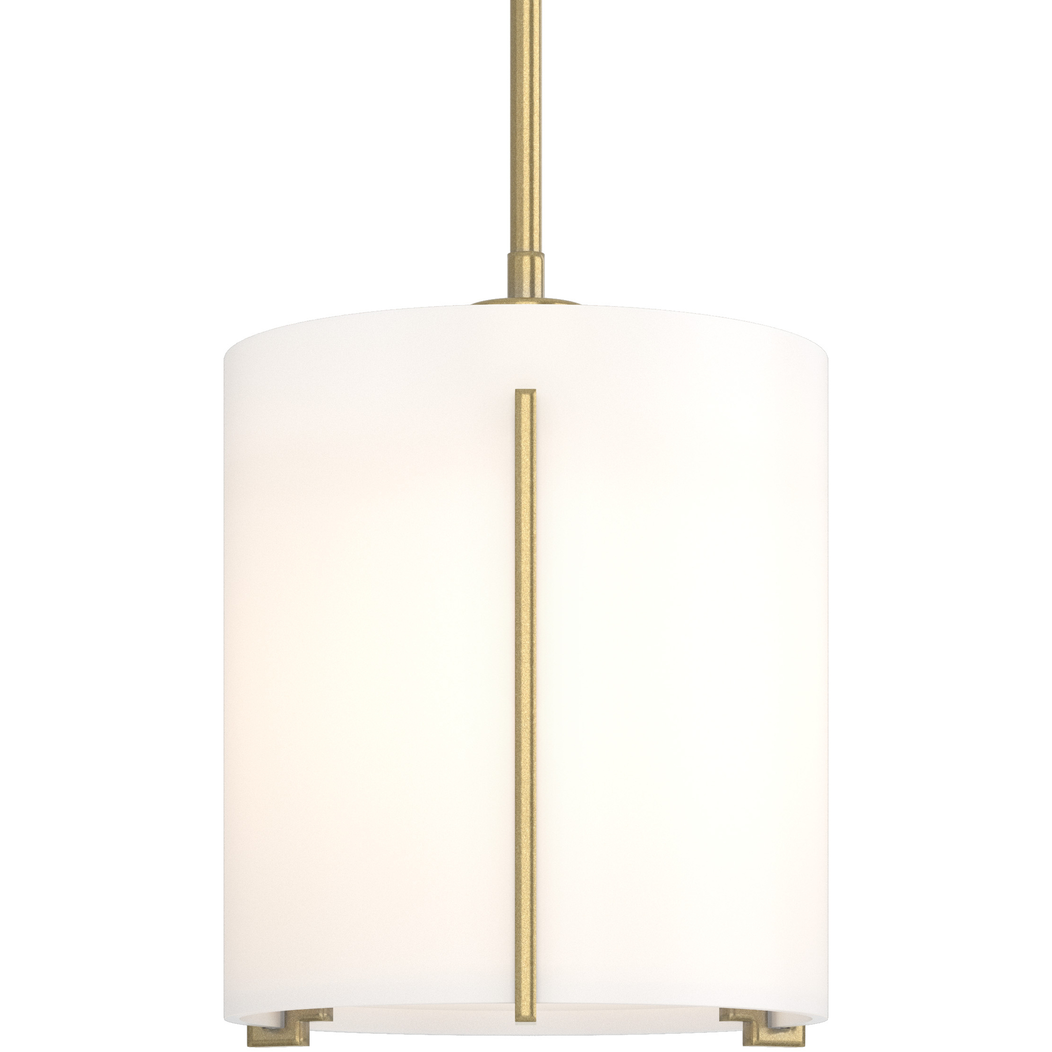 Exos 1 Light 8.9 inch Modern Brass Mini Pendant Ceiling Light, Large - Open Box