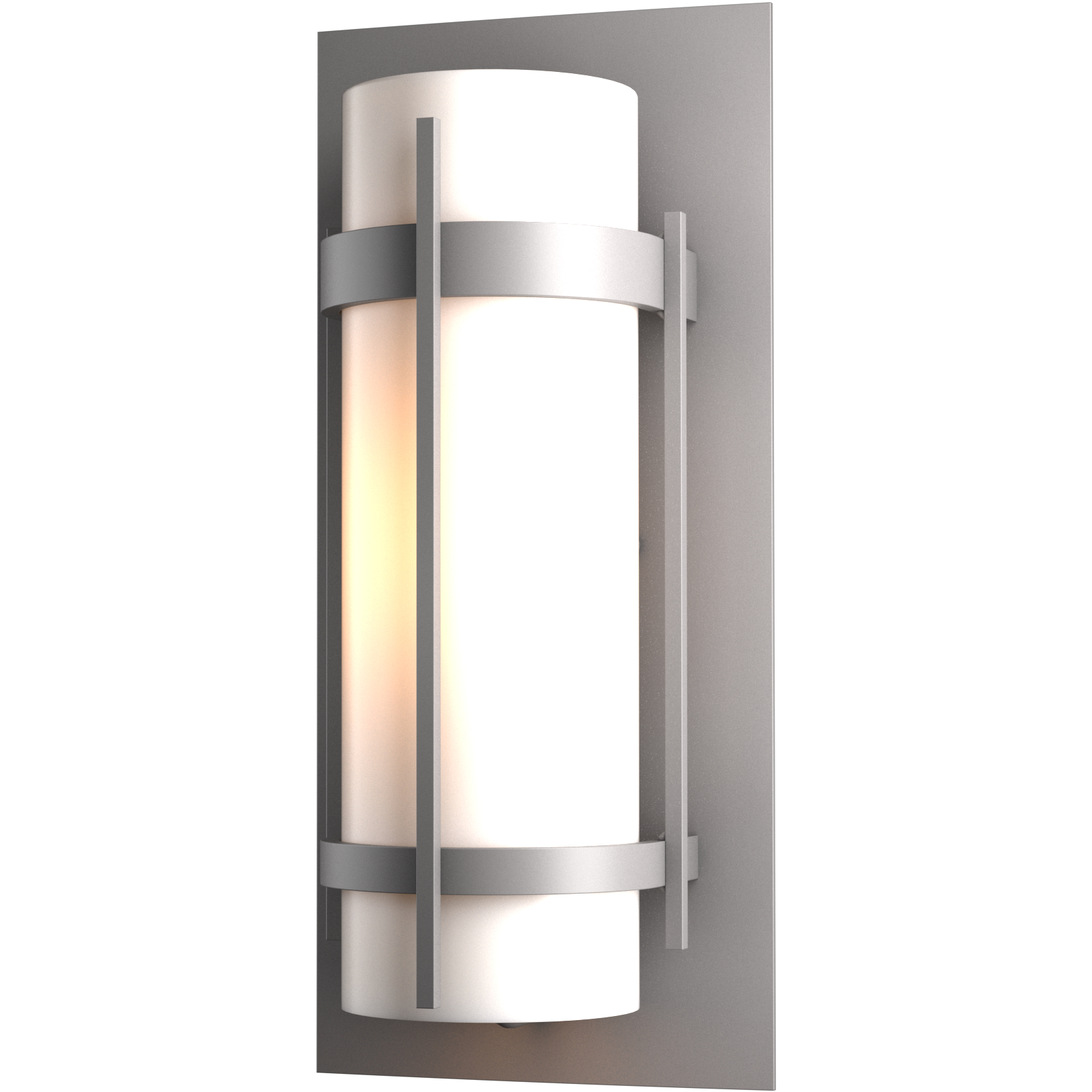 Banded 1 Light 15.8 inch Coastal Burnished Steel Outdoor Sconce