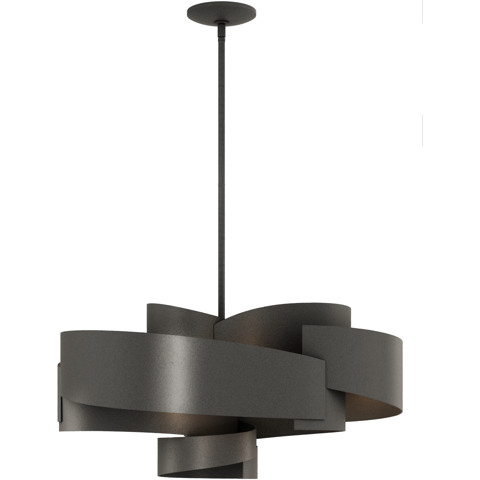Zen 6 Light 34.1 inch Natural Iron Pendant Ceiling Light