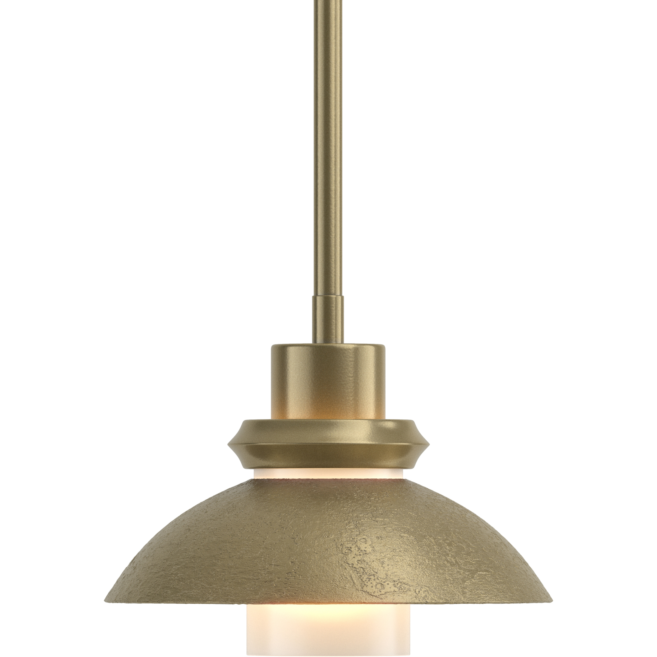 Staccato 1 Light 7 inch Modern Brass Mini Pendant Ceiling Light
