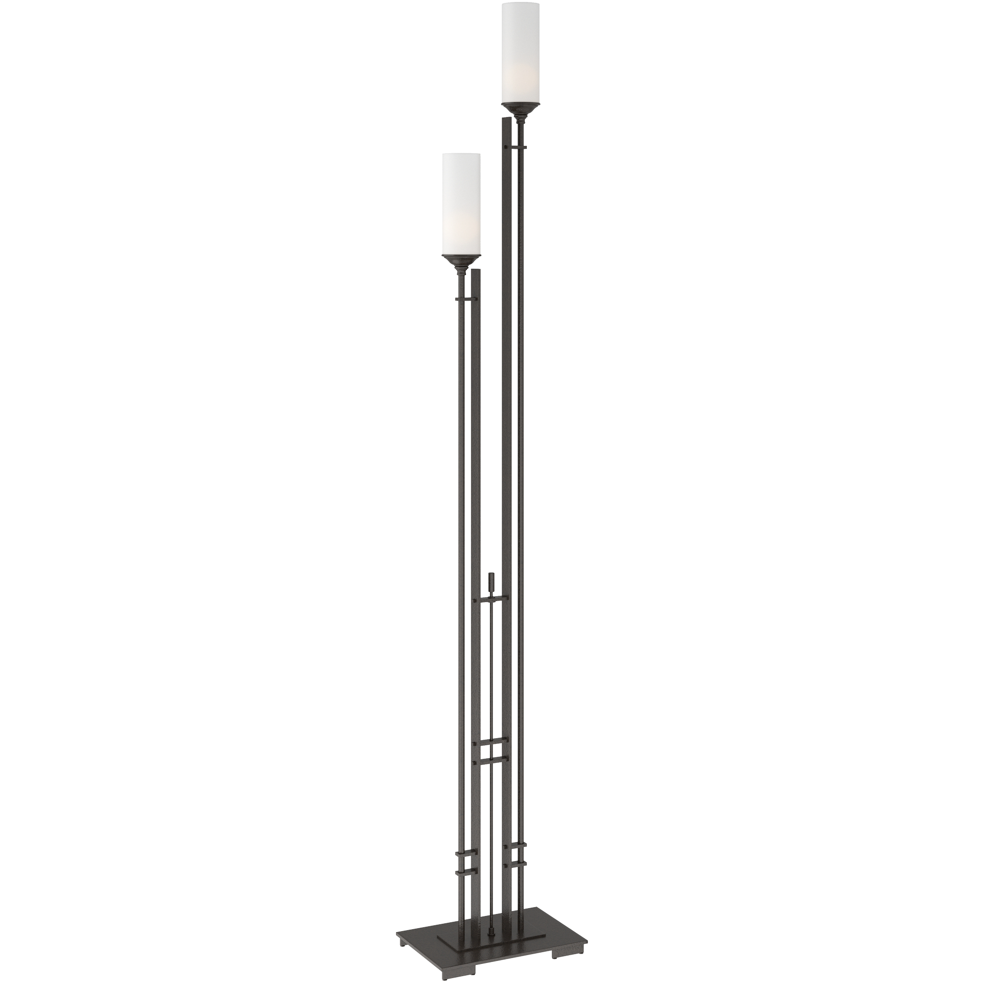 Metra Twin 74.7 inch 60 watt Oil Rubbed Bronze Floor Lamp Portable Light, Tall