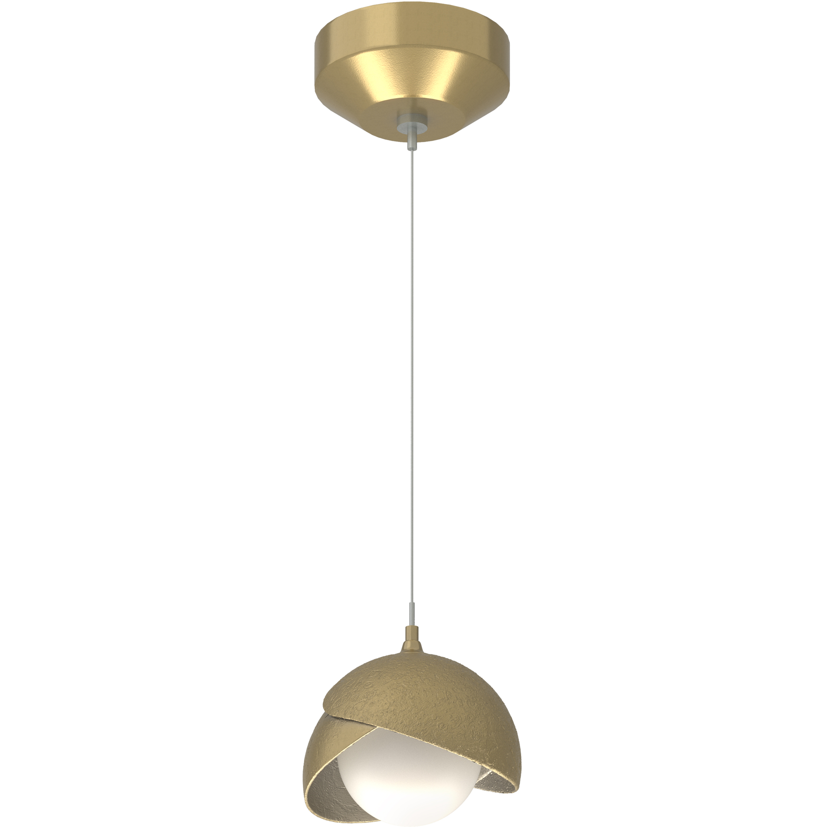 Brooklyn 1 Light 6 inch Bronze with Clear Steel Mini Pendant Ceiling Light