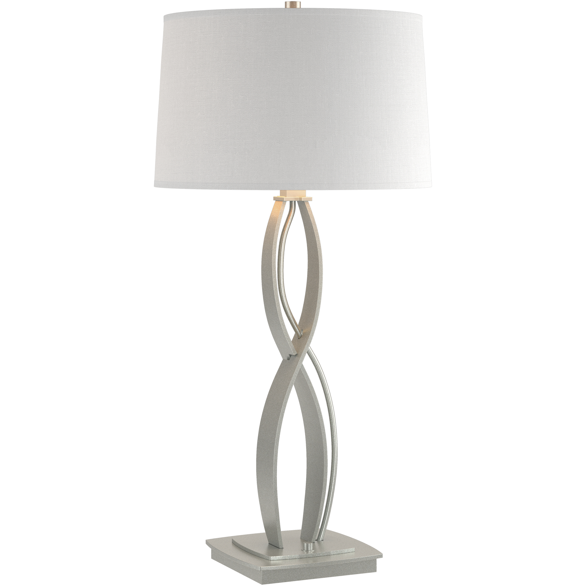 Almost Infinity 31 inch 150 watt Vintage Platinum Table Lamp Portable Light in Natural Anna, Tall