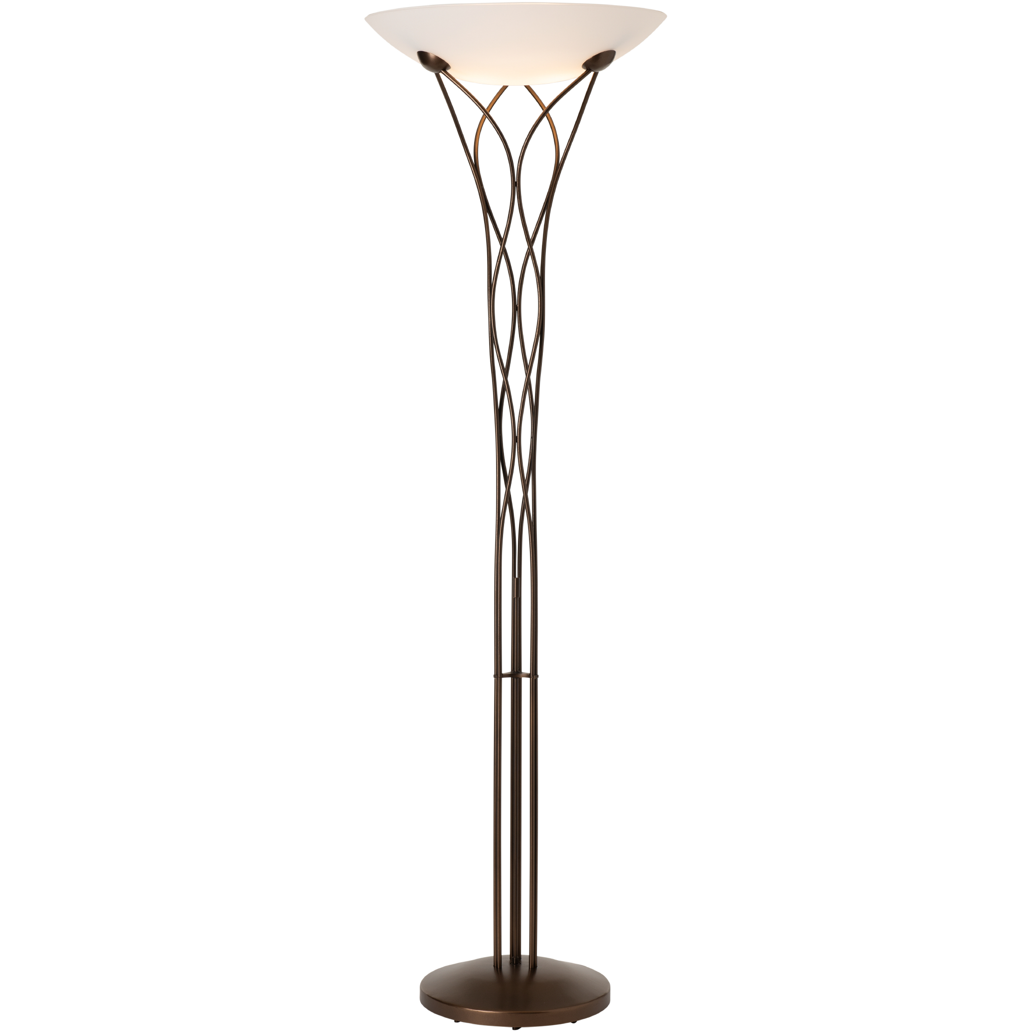 Lattice 74.4 inch 75.00 watt Natural Iron Torchiere Portable Light