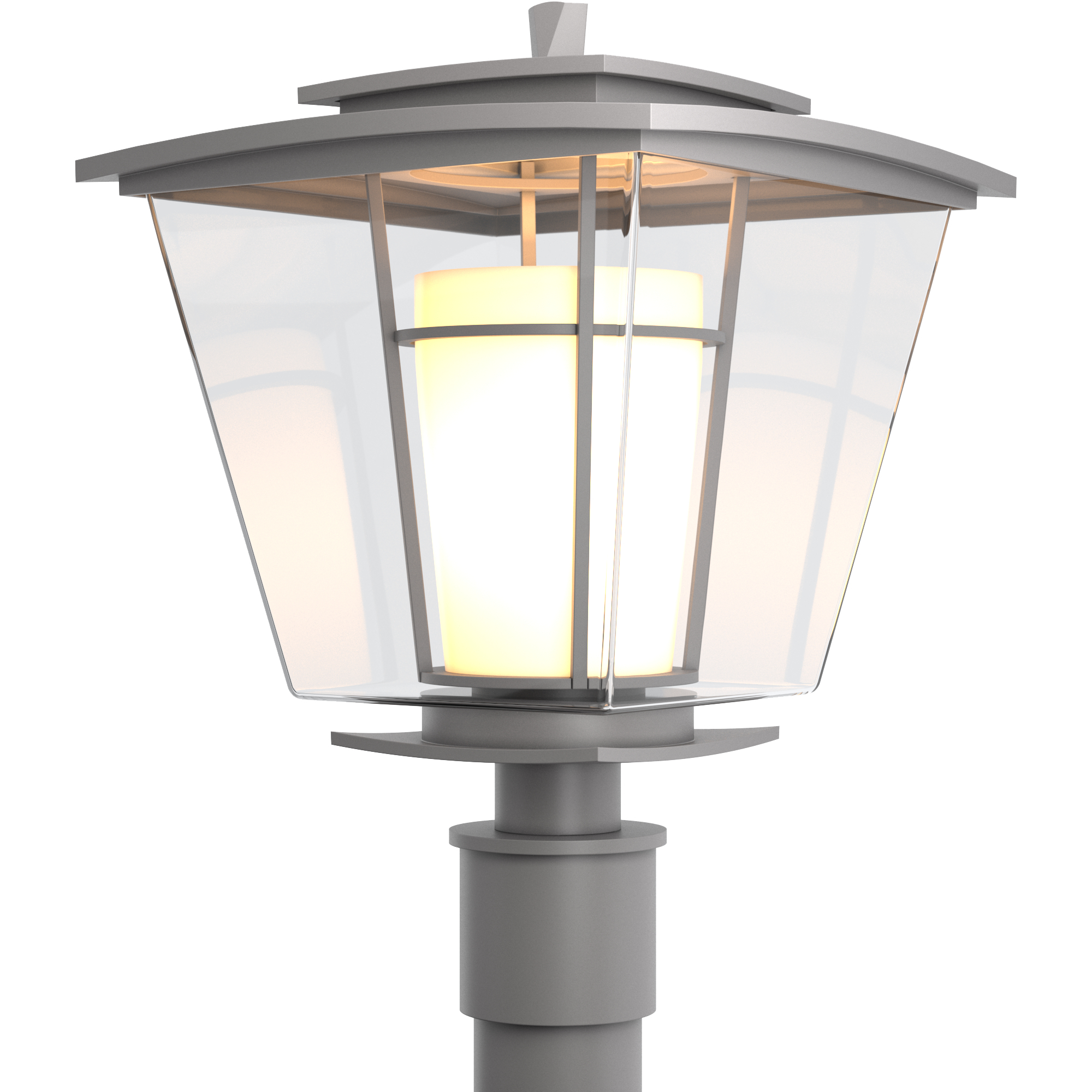 Beacon Hall 1 Light 18.1 inch Coastal Burnished Steel Outdoor Post Light - Open Box