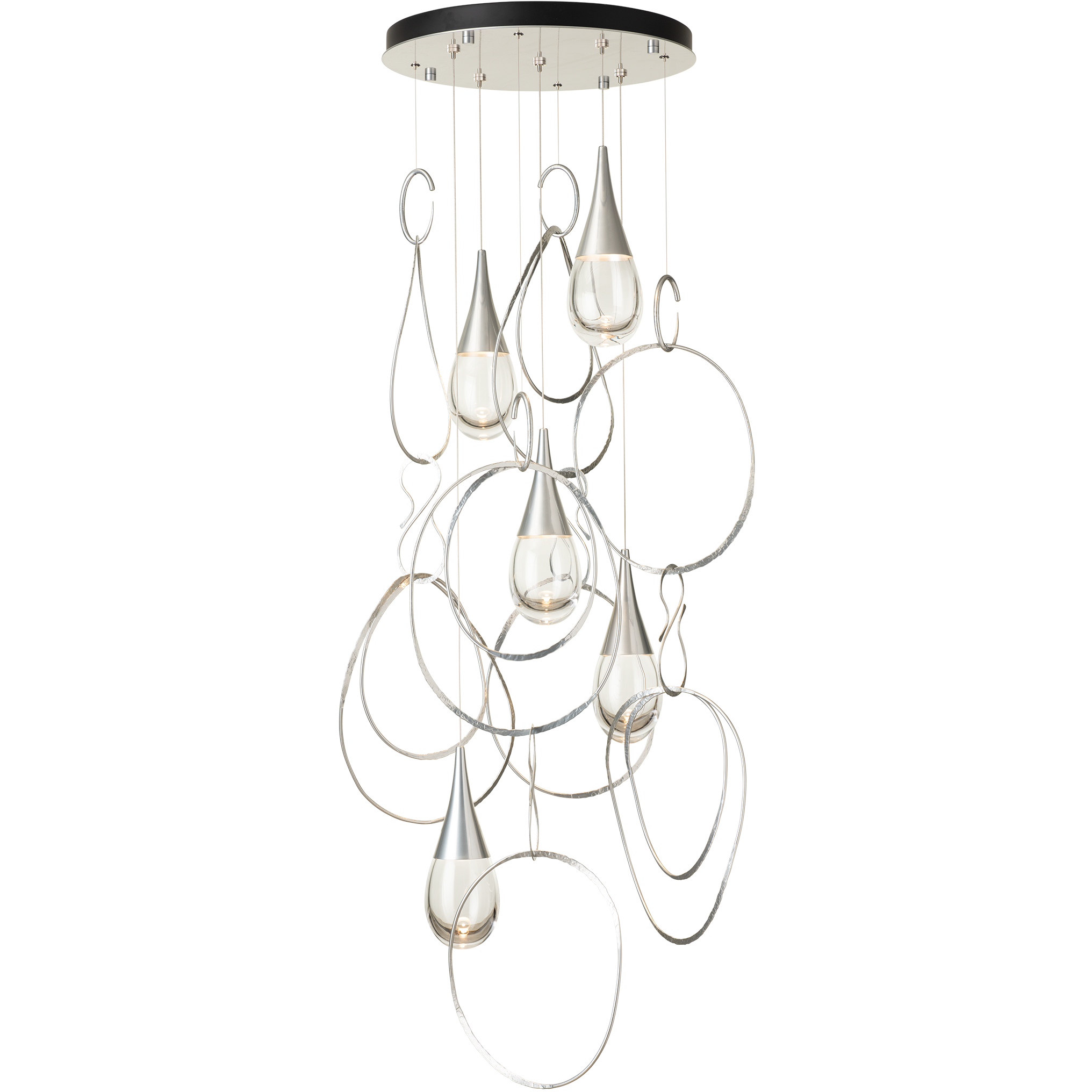 Lyric 5 Light 30.5 inch Natural Iron Pendant Ceiling Light, Long