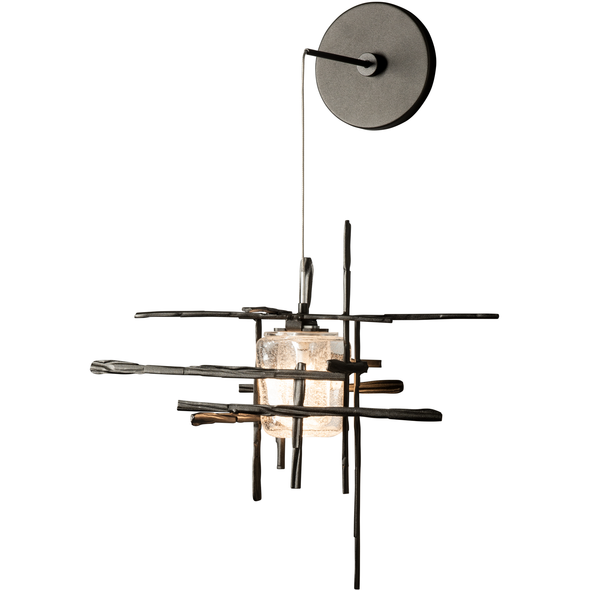 Tura 1 Light 16.4 inch Black Sconce Wall Light, Low Voltage