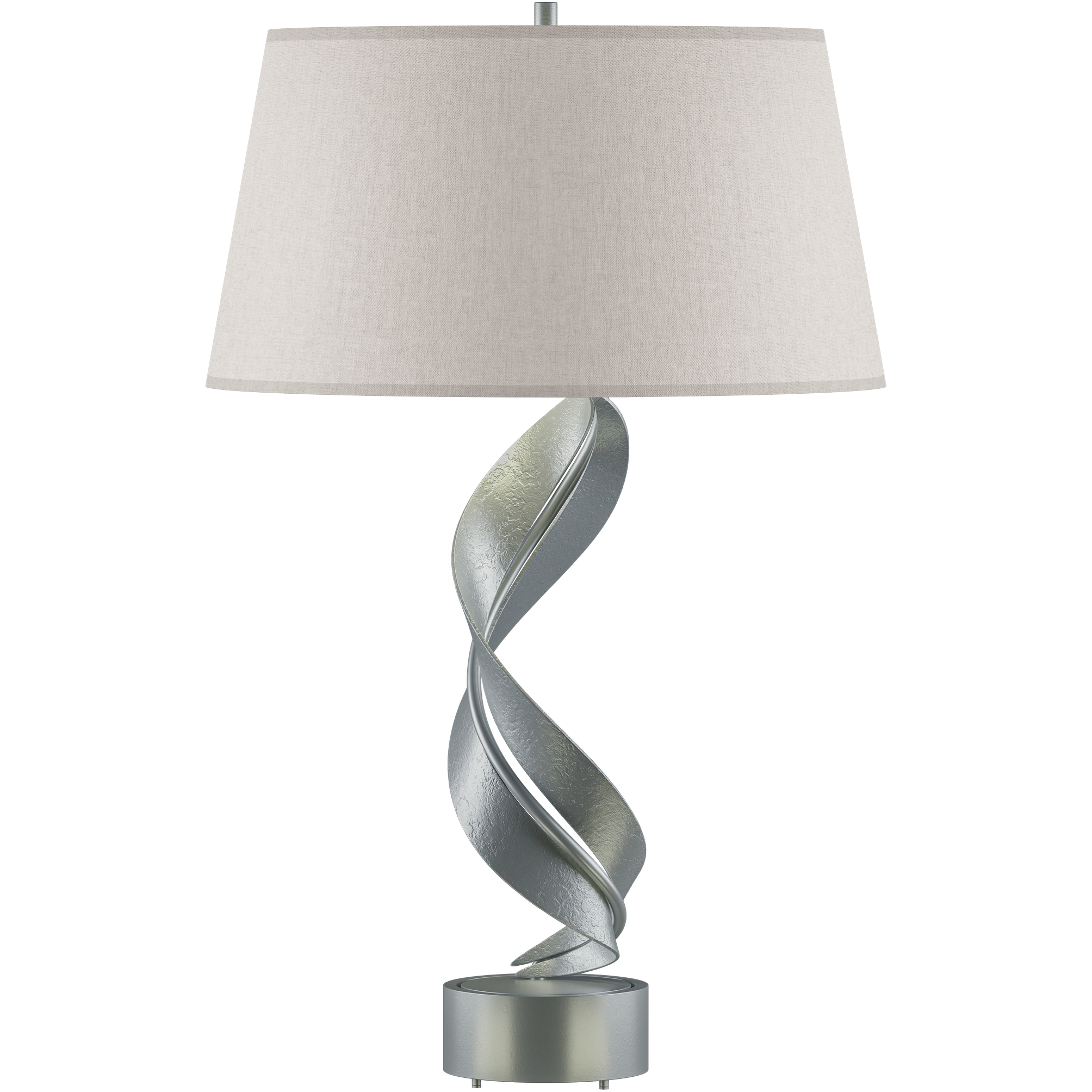 Folio 25.1 inch 100 watt Vintage Platinum Table Lamp Portable Light in Flax