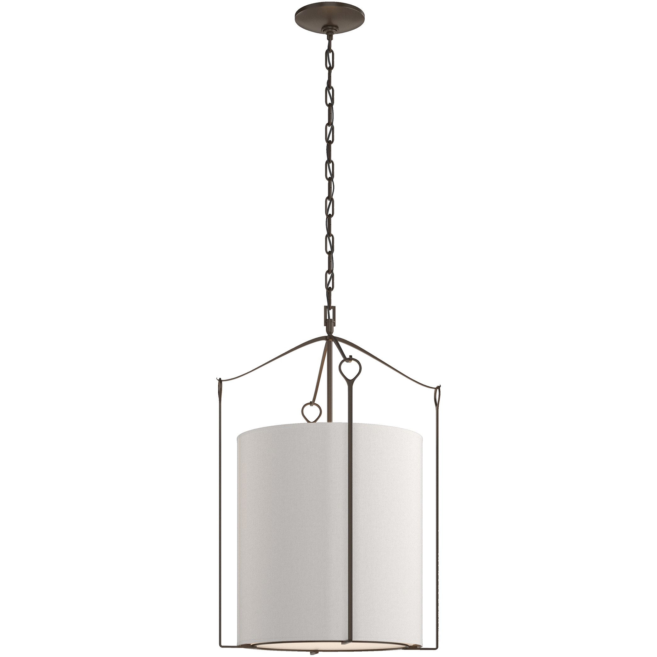 Bow 3 Light 19.3 inch Bronze Pendant Ceiling Light, Tall - Open Box