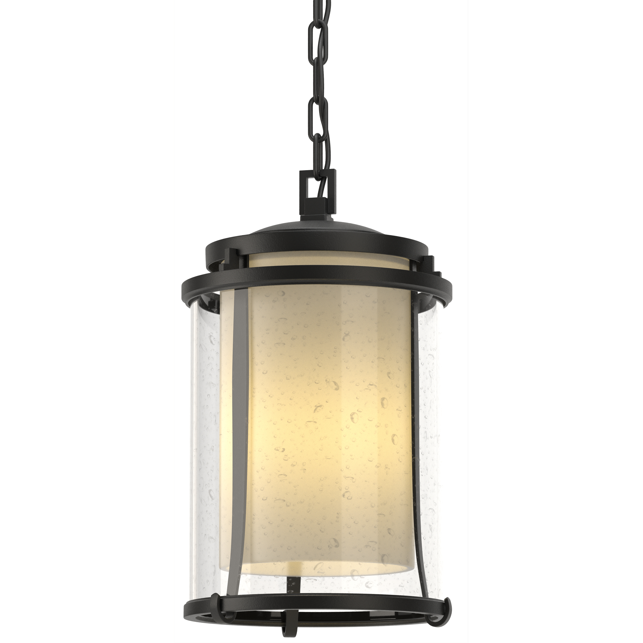 Hubbardton Forge Meridian 1 Light 9.7 inch Coastal Black Outdoor Ceiling Fixture, Large 365615-1004 - Open Box