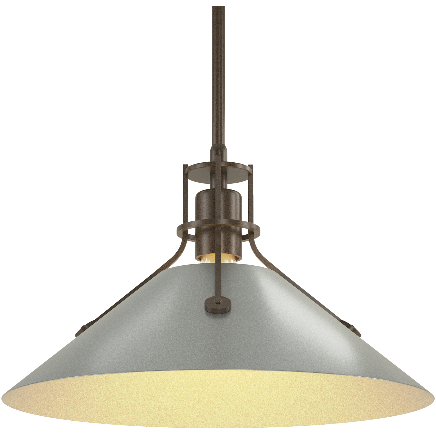 Hubbardton Forge 134550-1005 Henry 1 Light 14.4 inch Bronze and Vintage ...