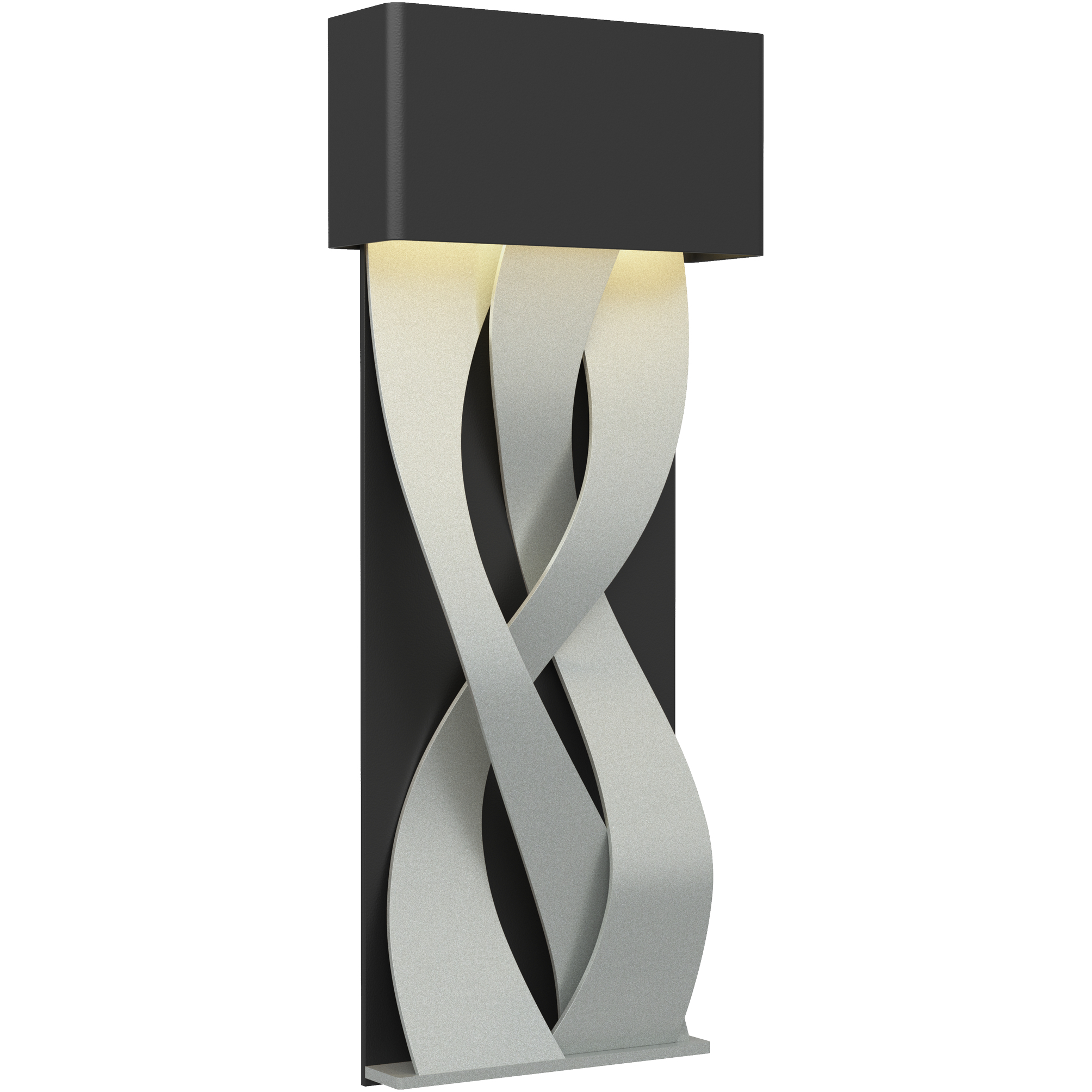 Tress LED 9.5 inch Black and Vintage Platinum ADA Sconce Wall Light, Small - Open Box