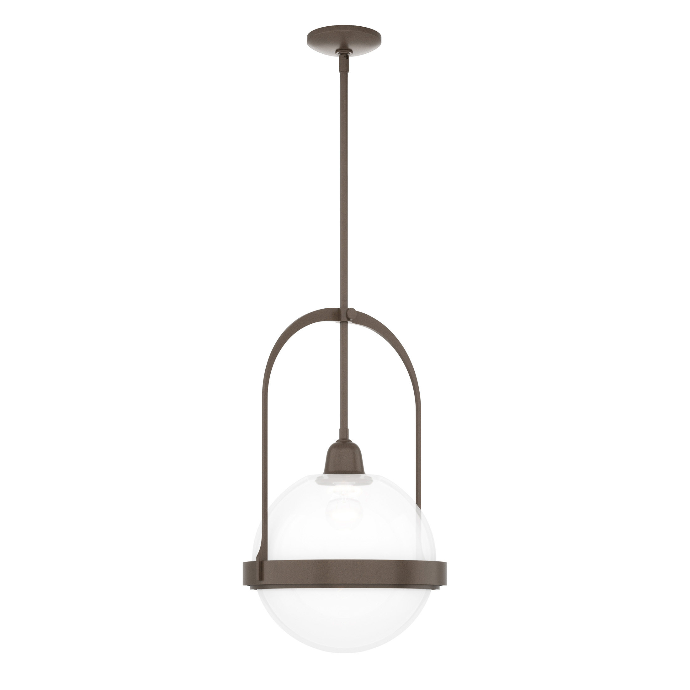 Atlas 1 Light 13.9 inch Dark Smoke Pendant Ceiling Light - Open Box