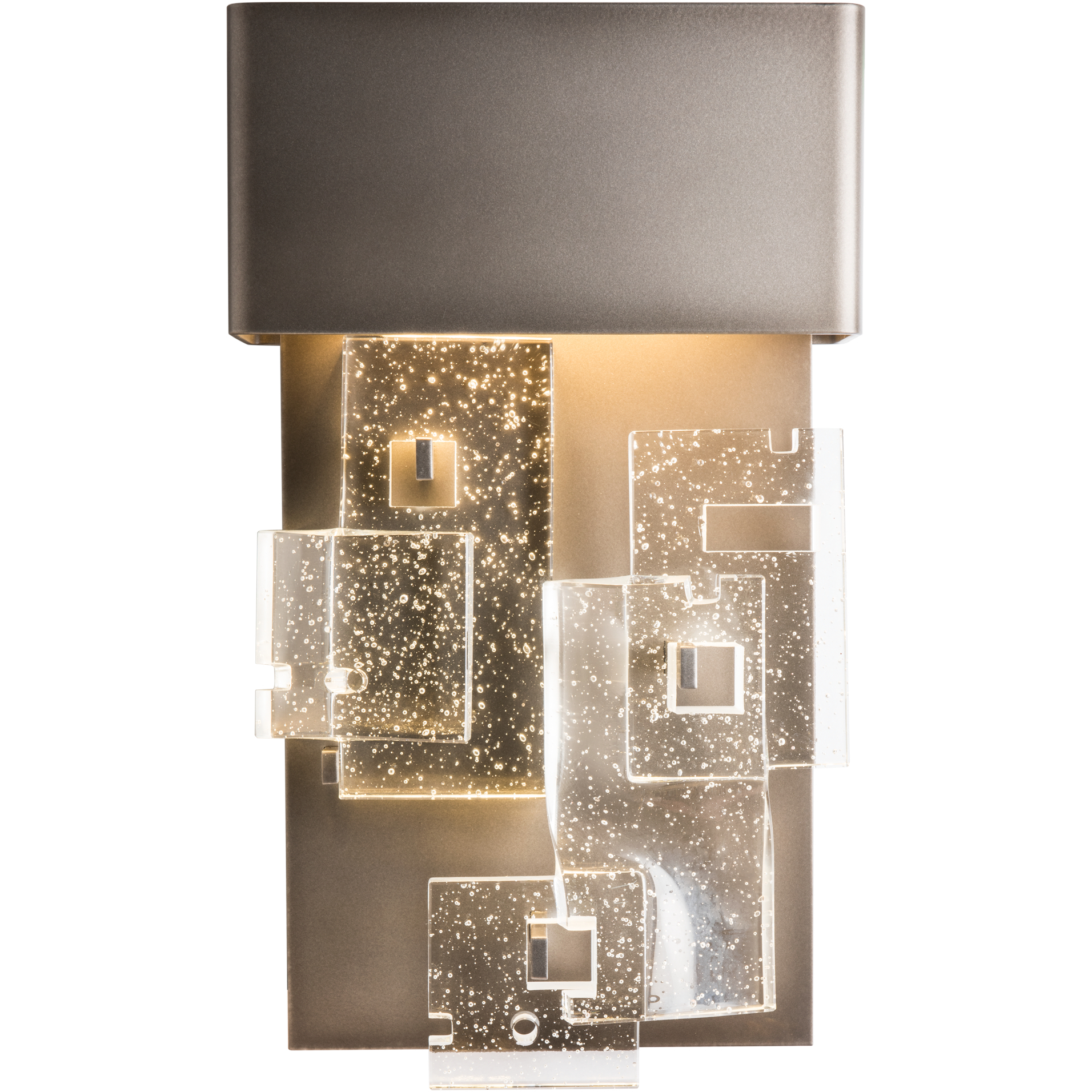 Art + Alchemy Fusion LED 9.5 inch Modern Brass Wall Sconce Wall Light - Open Box