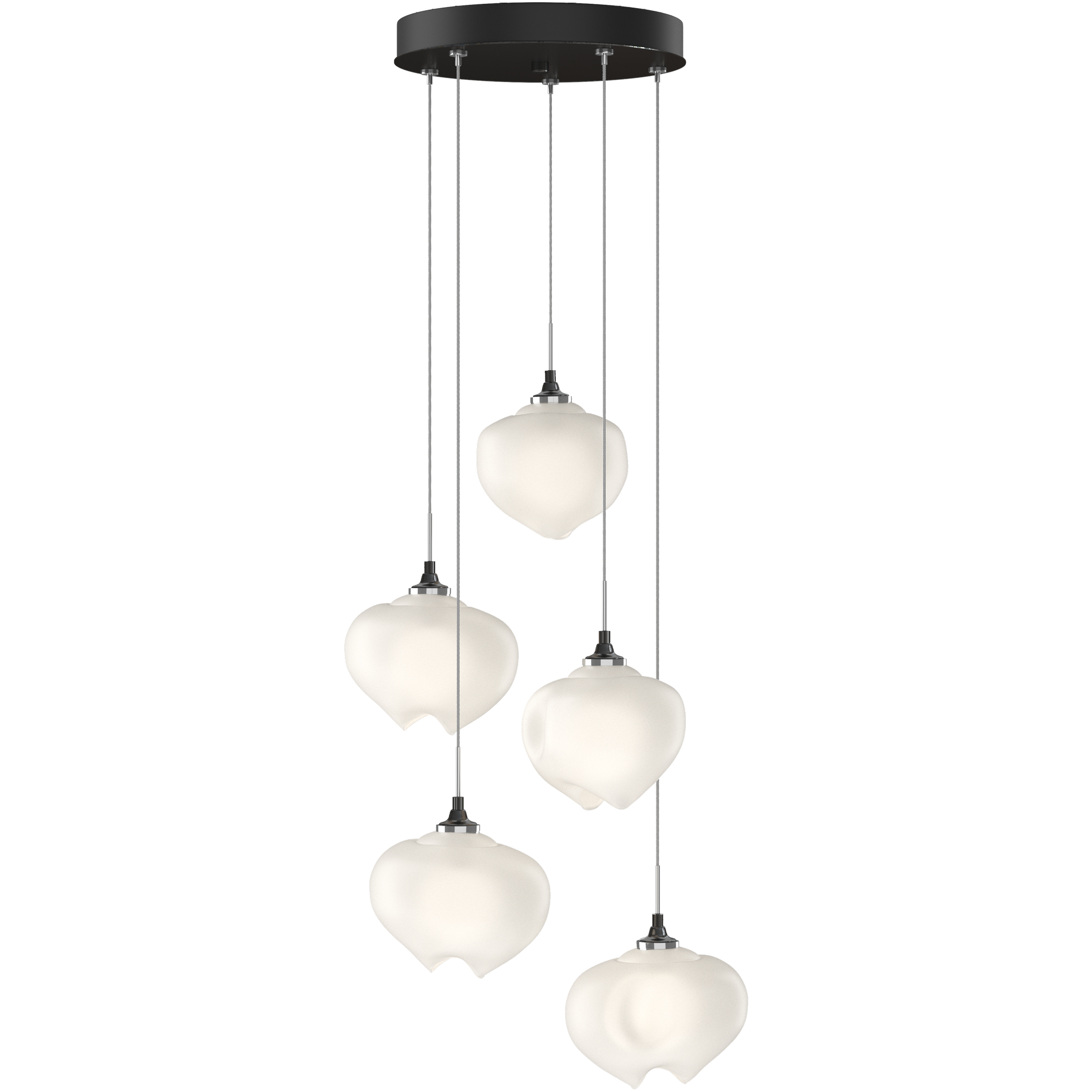 Ume 5 Light 16.6 inch Ink Pendant Ceiling Light in Frosted, Standard