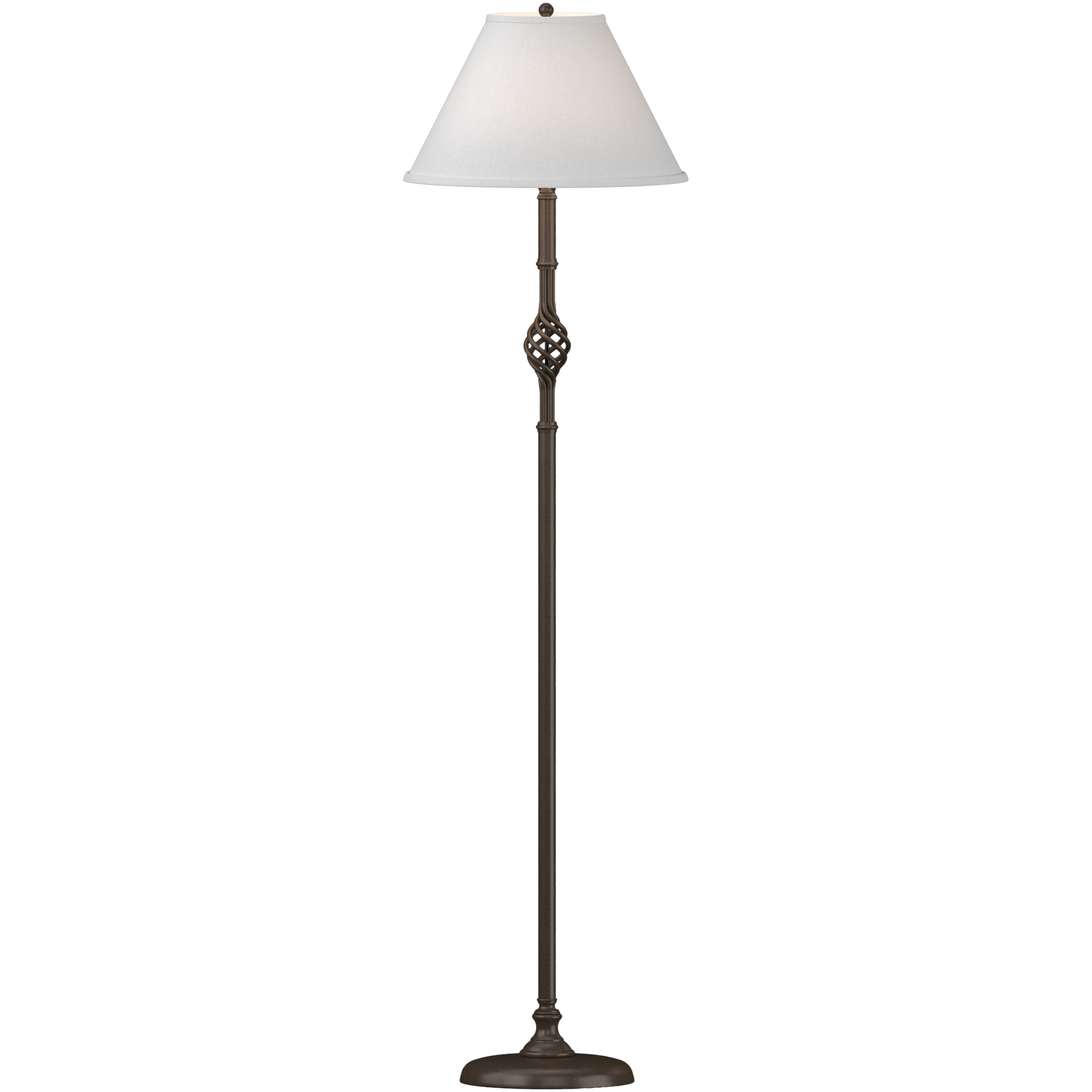 Twist Basket 54.75 inch 150 watt Bronze Floor Lamp Portable Light in Natural Anna