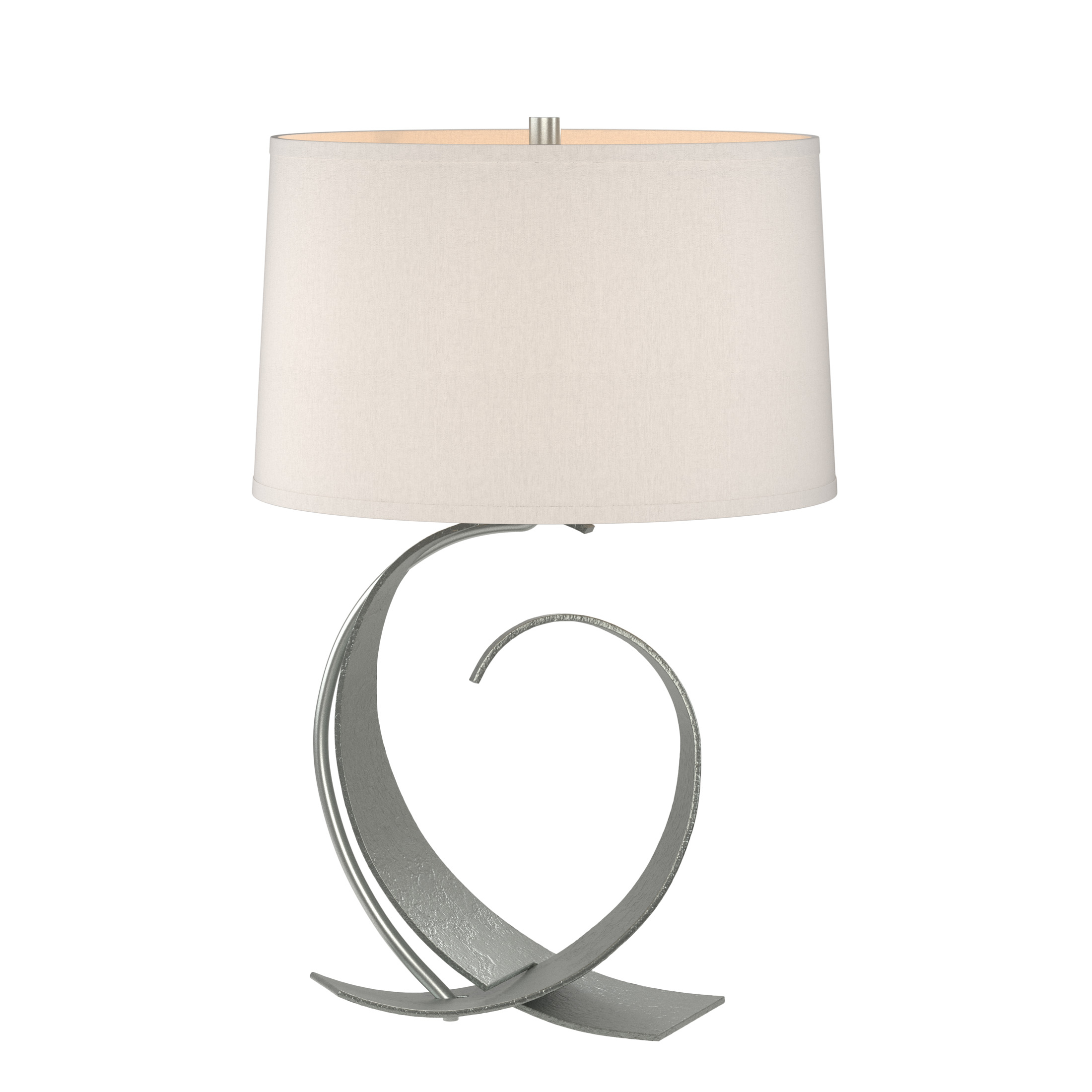 Fullered Impressions 22.1 inch 150 watt Vintage Platinum Table Lamp Portable Light in Flax