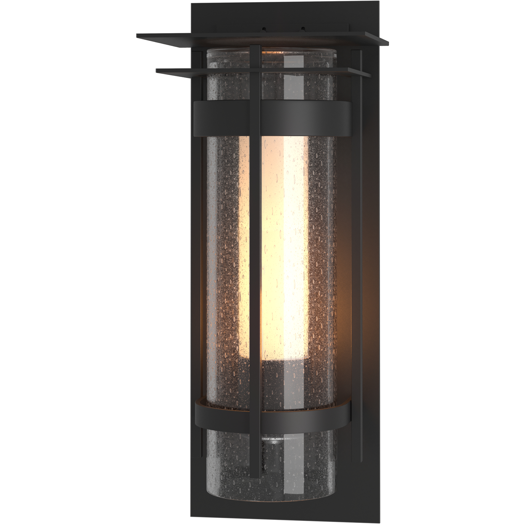 Torch 1 Light 20.3 inch Coastal Black Outdoor Sconce, Large