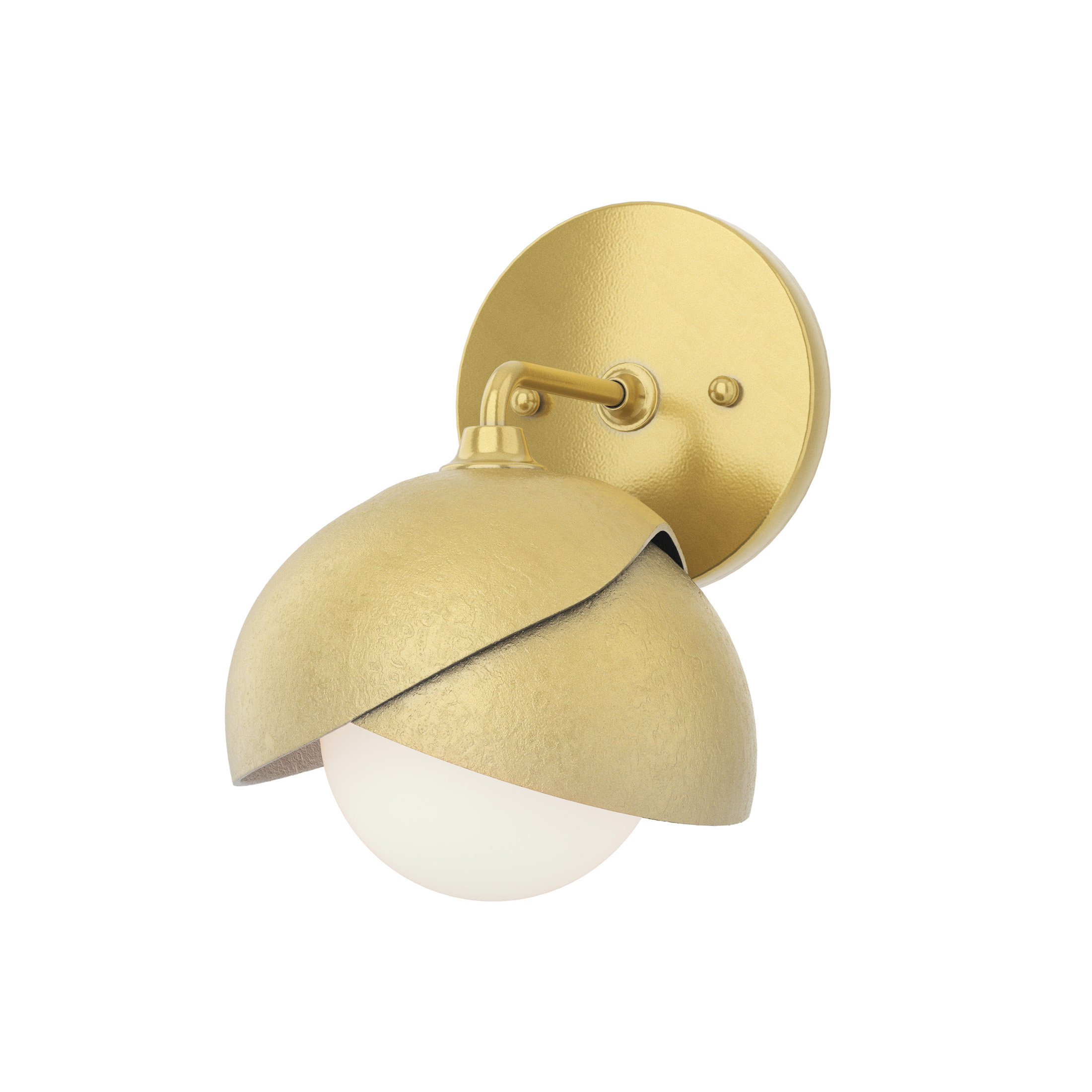 Brooklyn 1 Light 7.2 inch White with Clear Steel Bath Sconce Wall Light