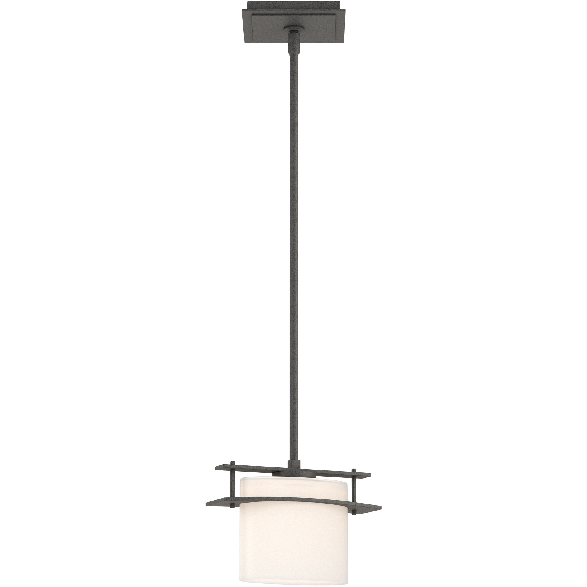 Arc Ellipse 1 Light 9 inch Natural Iron Mini Pendant Ceiling Light - Open Box