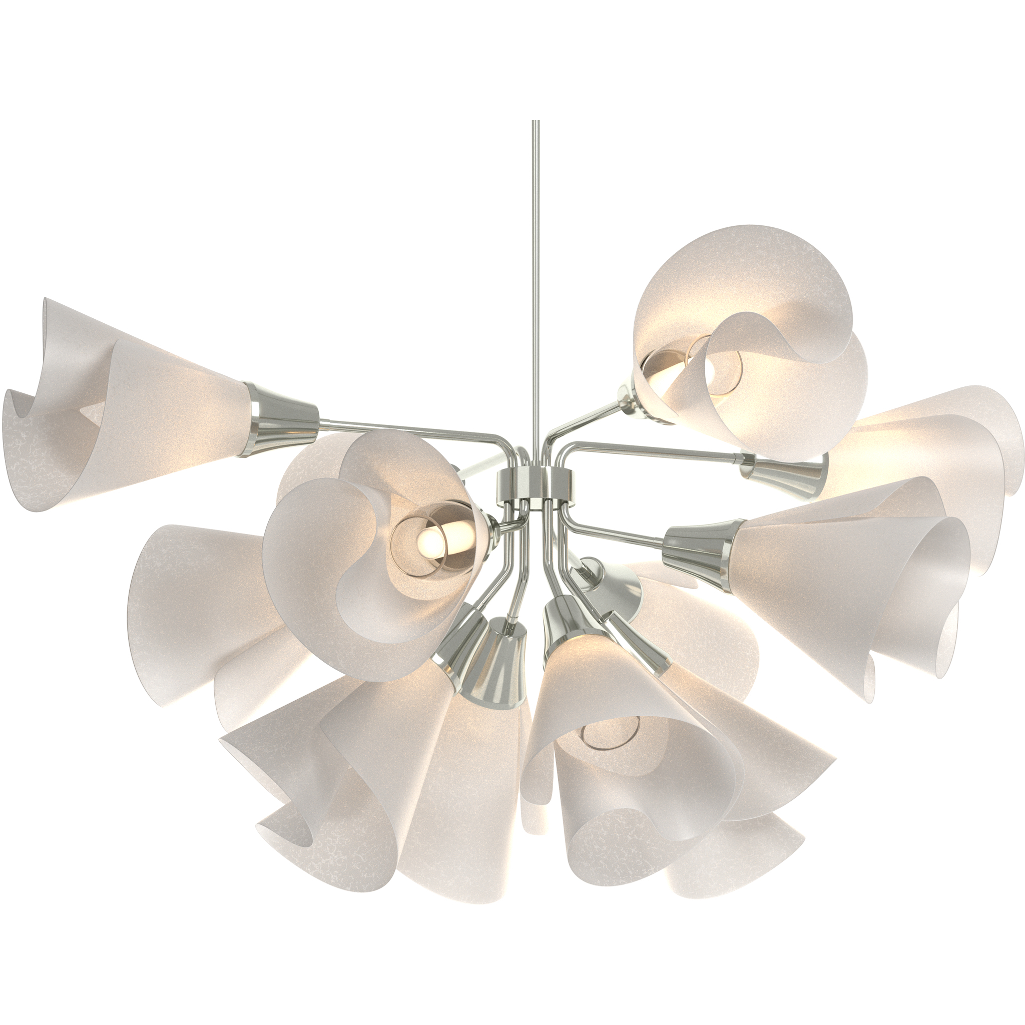 Mobius 12 Light 38.1 inch Sterling Pendant Ceiling Light