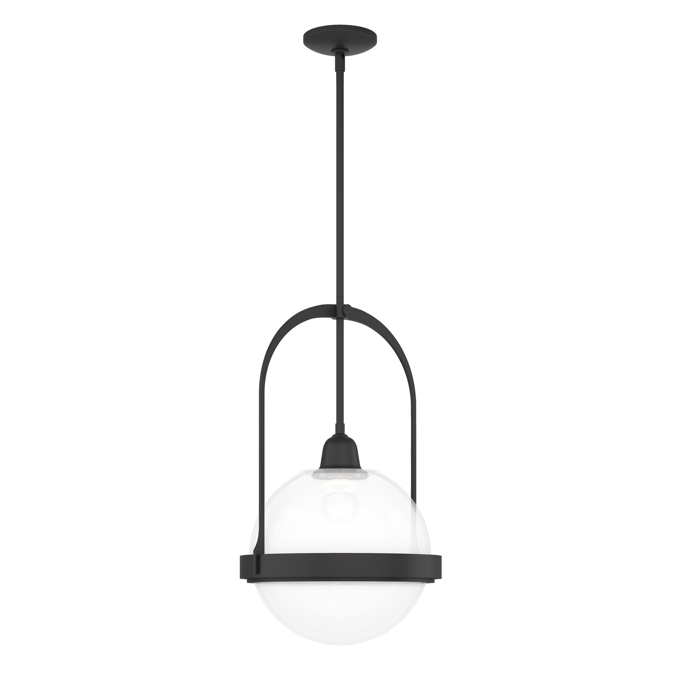 Atlas 1 Light 13.9 inch Black Pendant Ceiling Light - Open Box
