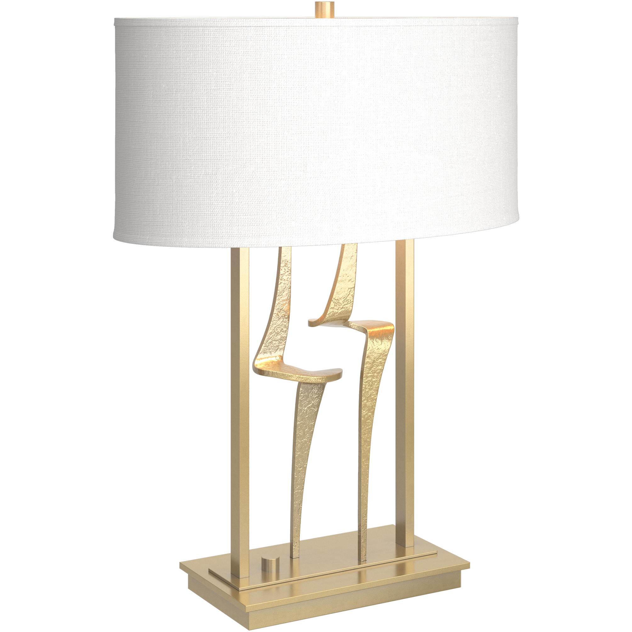 Antasia 24.7 inch 100 watt Modern Brass Table Lamp Portable Light in Natural Anna