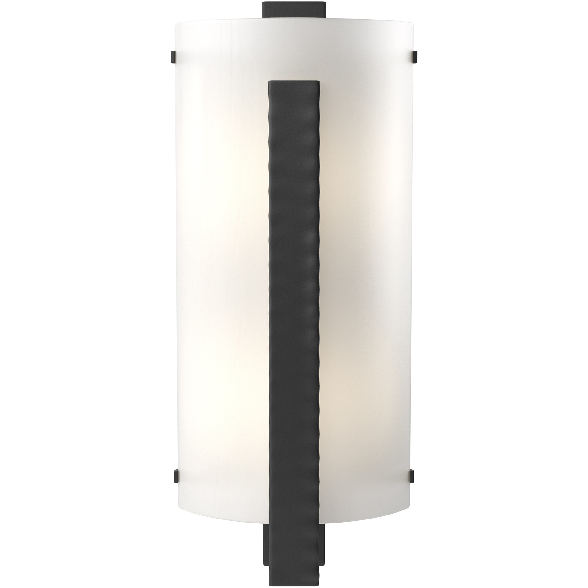 Forged Vertical Bar 2 Light 7.5 inch Black ADA Sconce Wall Light