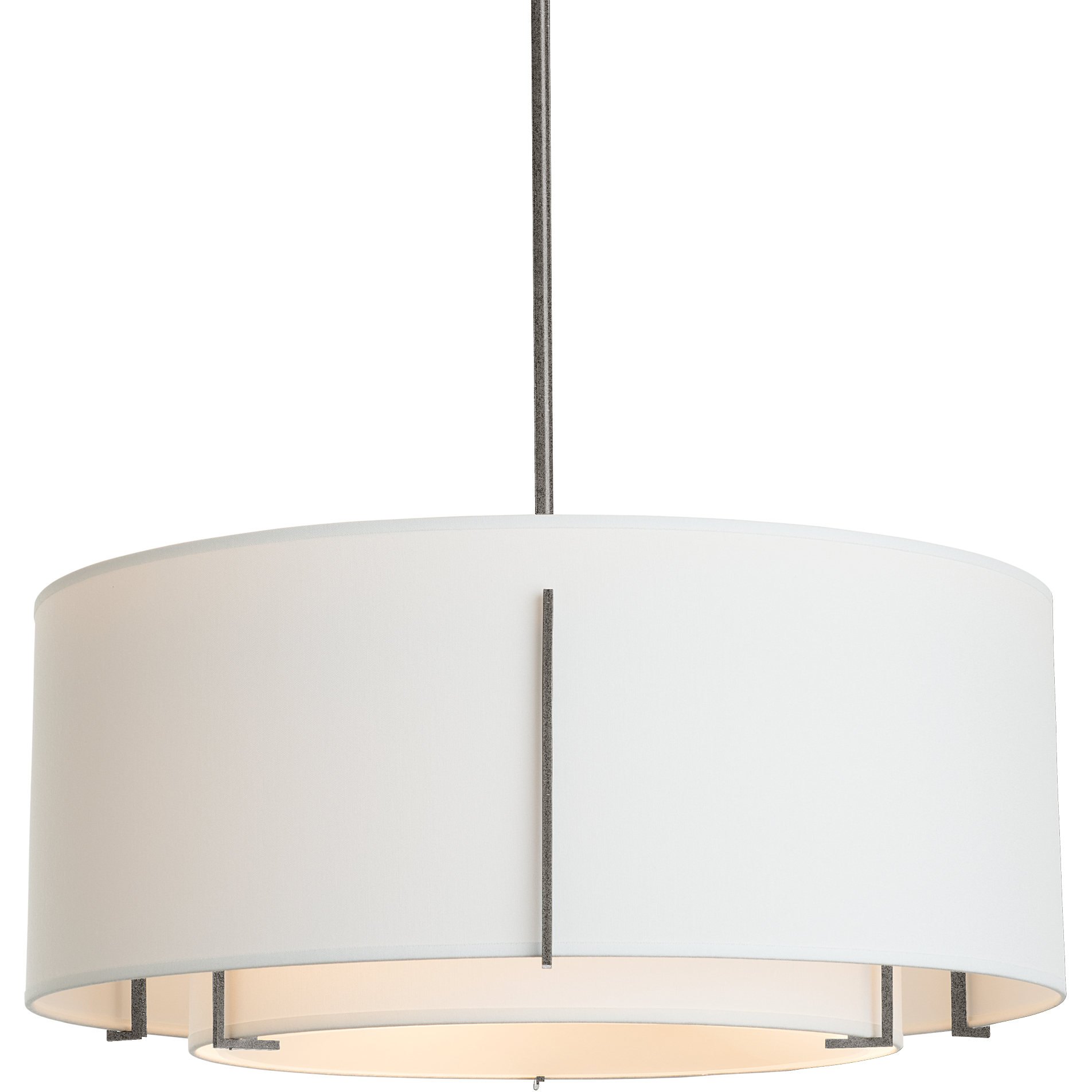 Exos 3 Light 23 inch Natural Iron Pendant Ceiling Light in Natural Anna