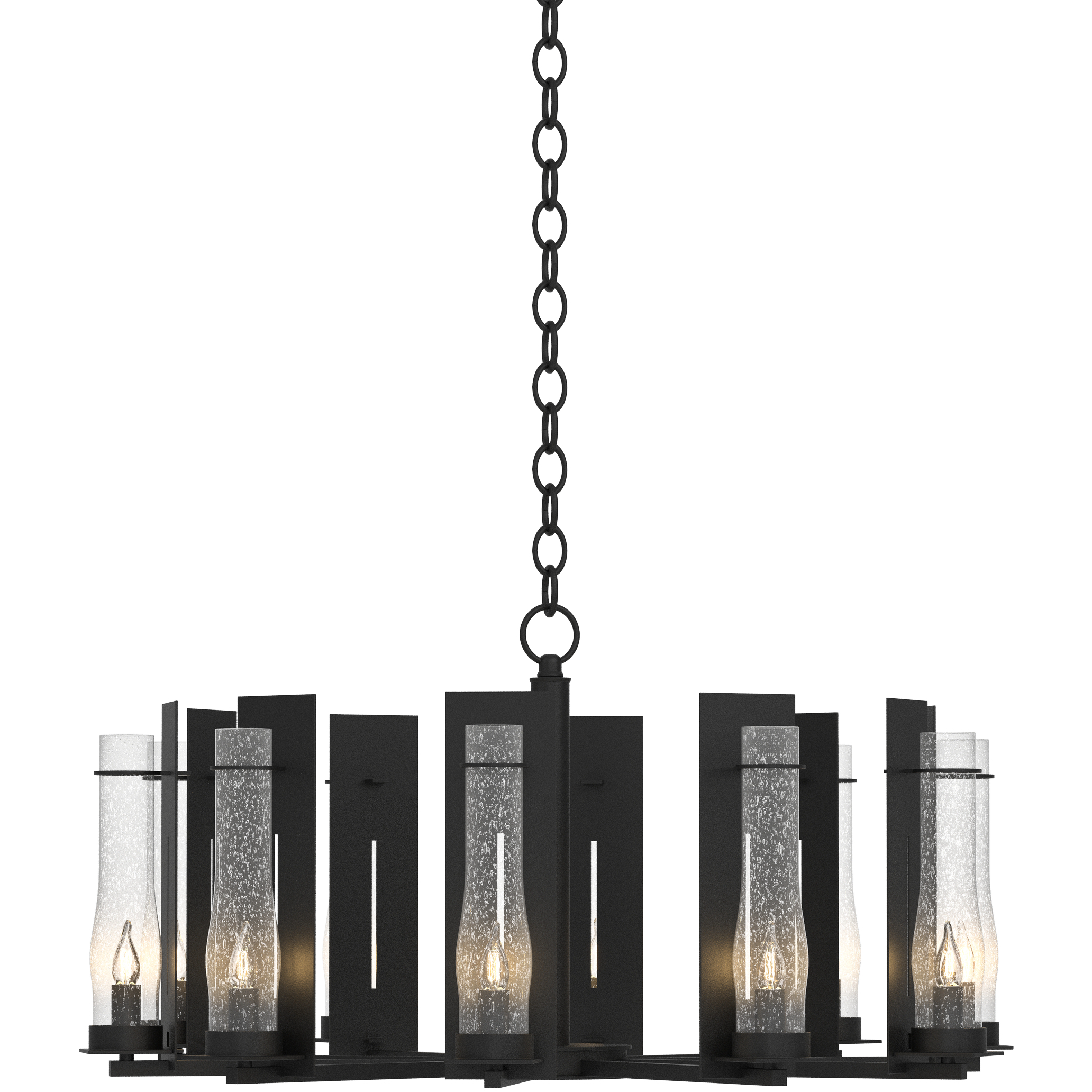 New Town 10 Light 30 inch Black Chandelier Ceiling Light