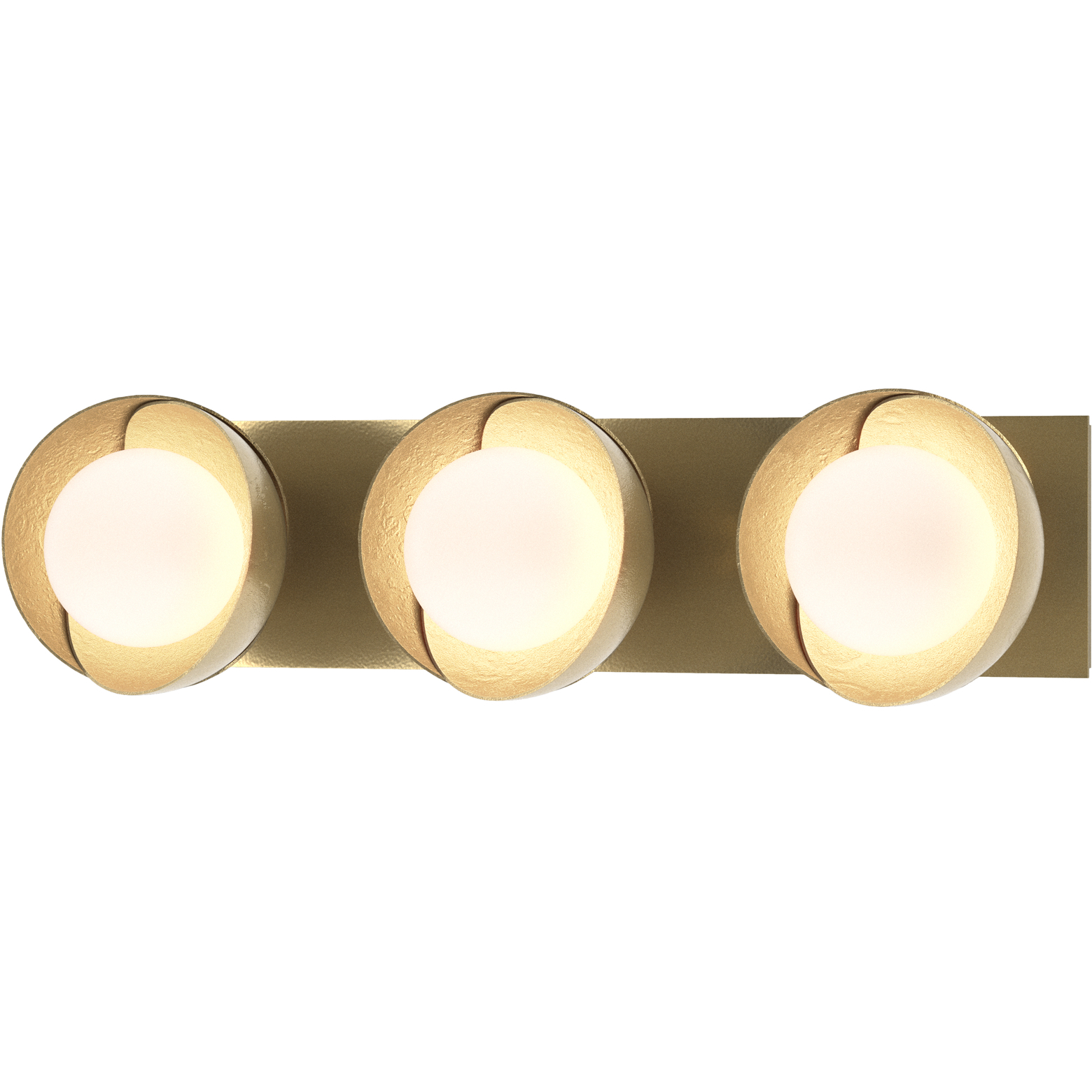 Brooklyn 3 Light 22 inch Dark Smoke with Clear Steel Bath Sconce Wall Light