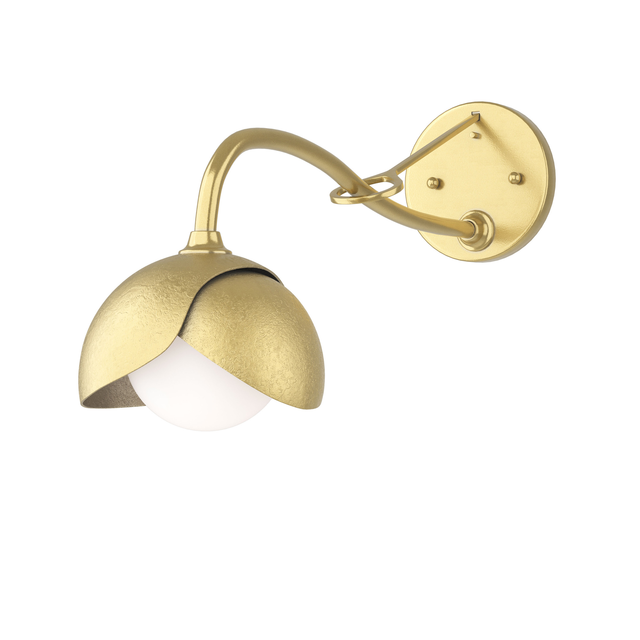 Brooklyn 1 Light 6 inch Sterling with Clear Steel Long-Arm Sconce Wall Light