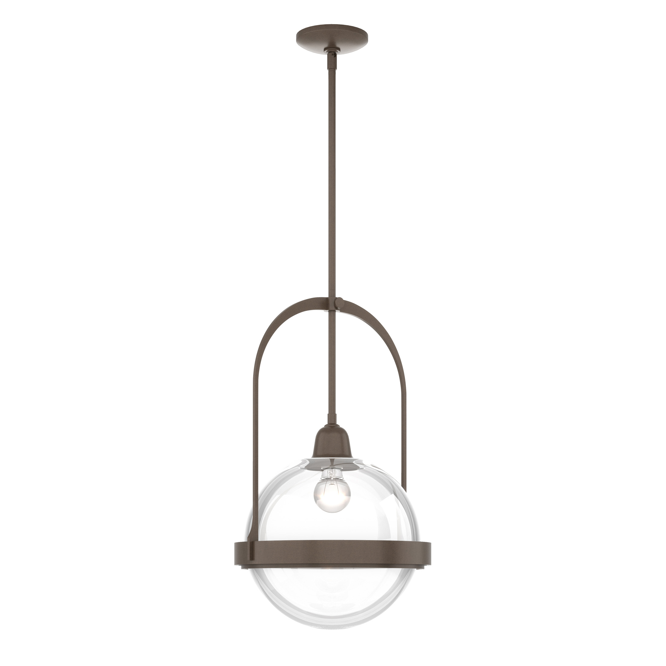Atlas 1 Light 13.9 inch Oil Rubbed Bronze Pendant Ceiling Light - Open Box