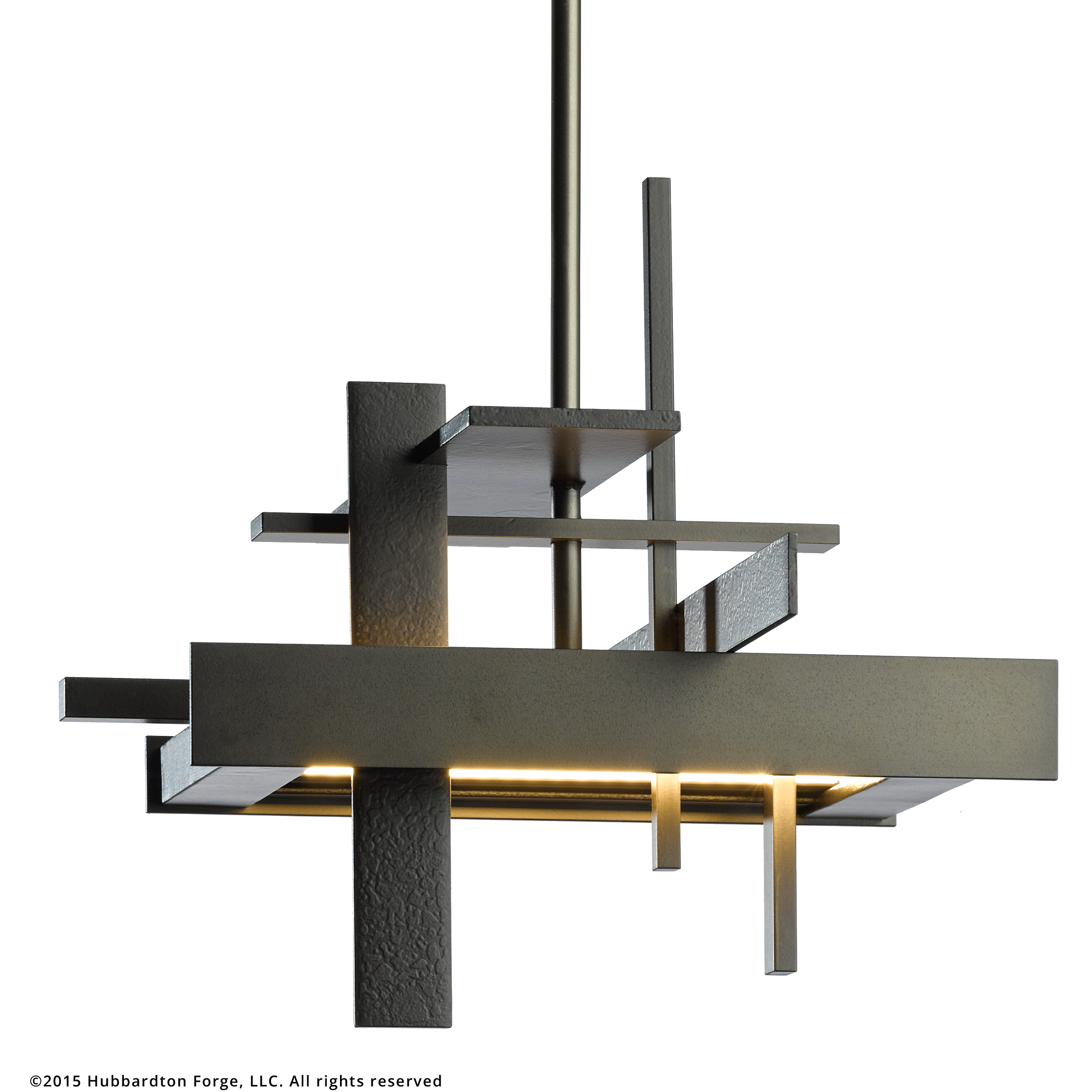 Planar LED 10.6 inch Vintage Platinum Pendant Ceiling Light, Small - Open Box