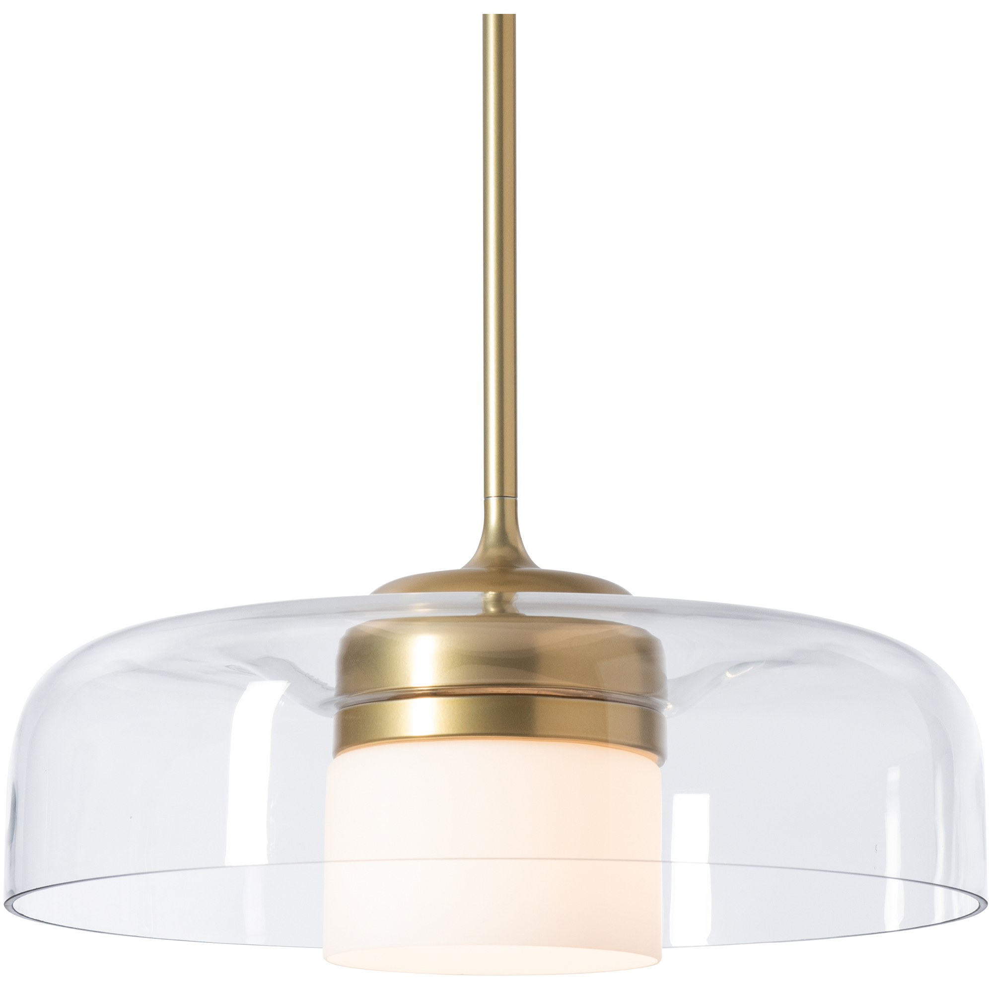 Sora 1 Light 17.5 inch Modern Brass Pendant Ceiling Light
