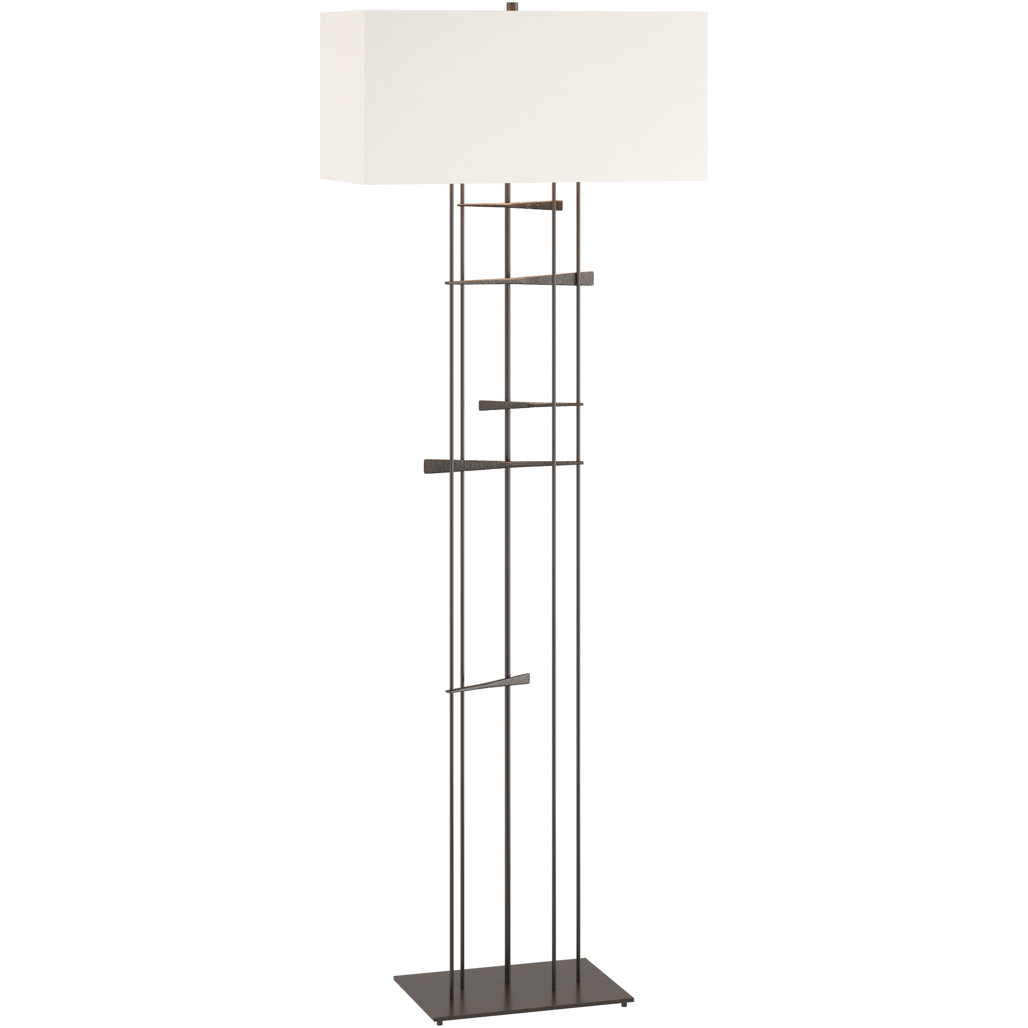 Cavaletti 65.2 inch 100 watt Oil Rubbed Bronze Floor Lamp Portable Light in Natural Anna