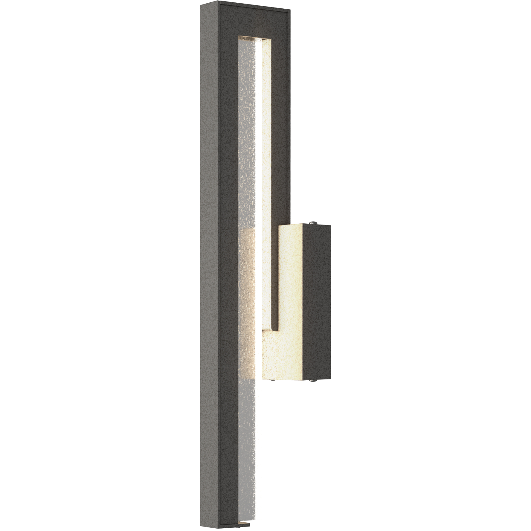 Edge LED 20.3 inch Coastal Natural Iron Outdoor Sconce, Medium