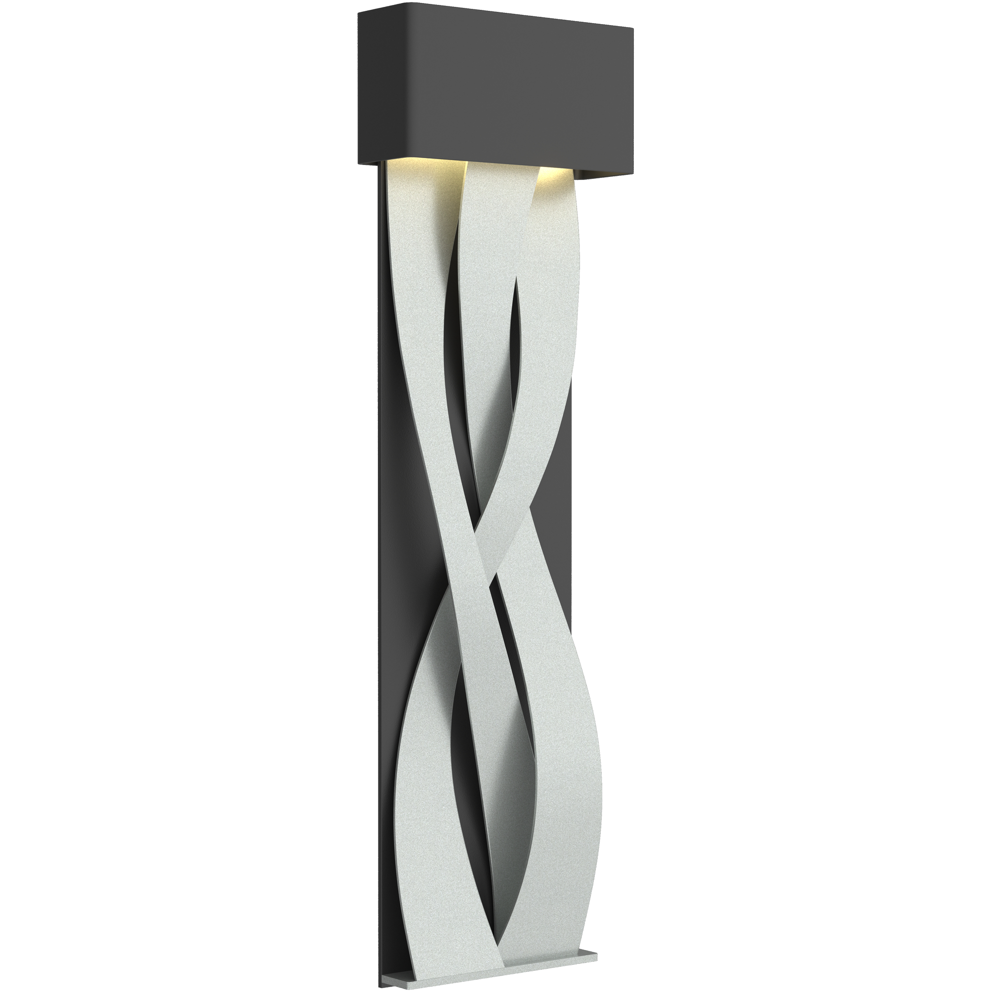 Tress LED 9.5 inch Black and Vintage Platinum ADA Sconce Wall Light, Large - Open Box