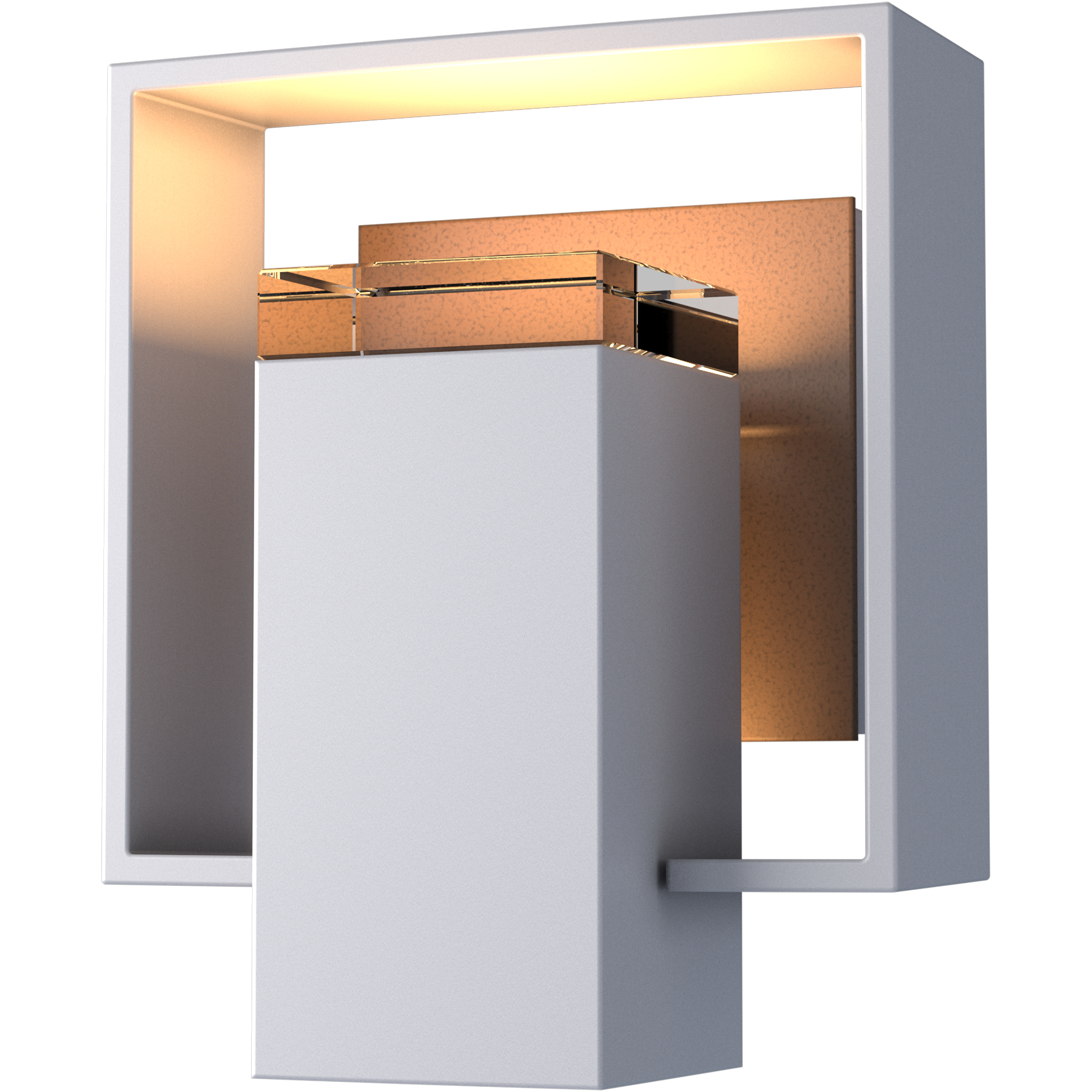 Hubbardton Forge 302601 1046 Shadow Box 1 Light 8 5 inch Coastal